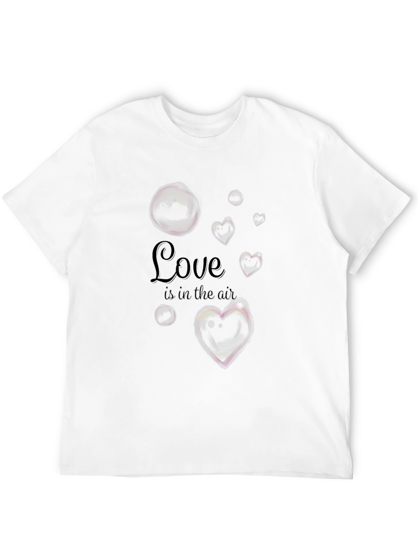 Love is in the Air Graphic Tee - Black
