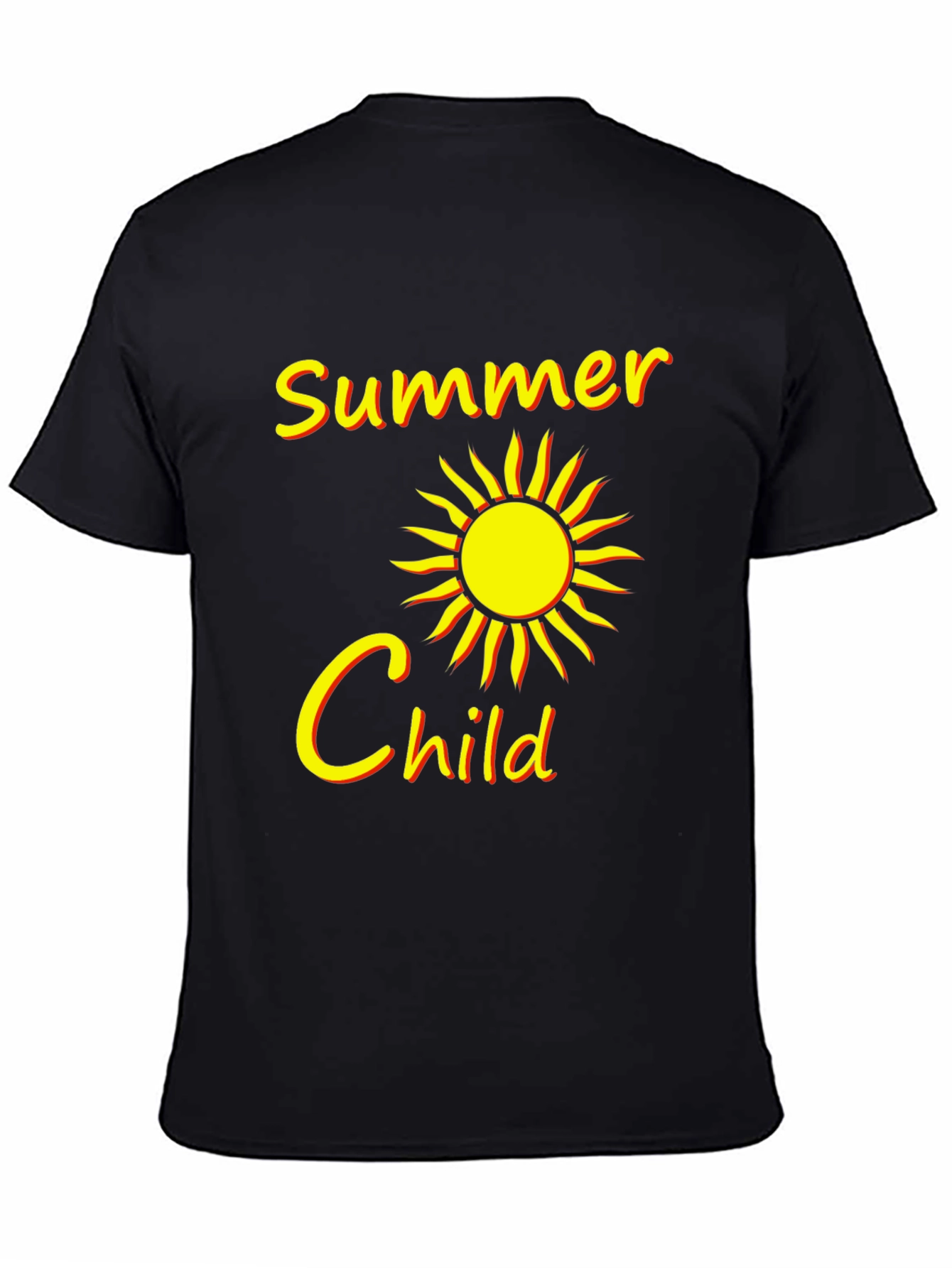 Summer Child Black Graphic Tee