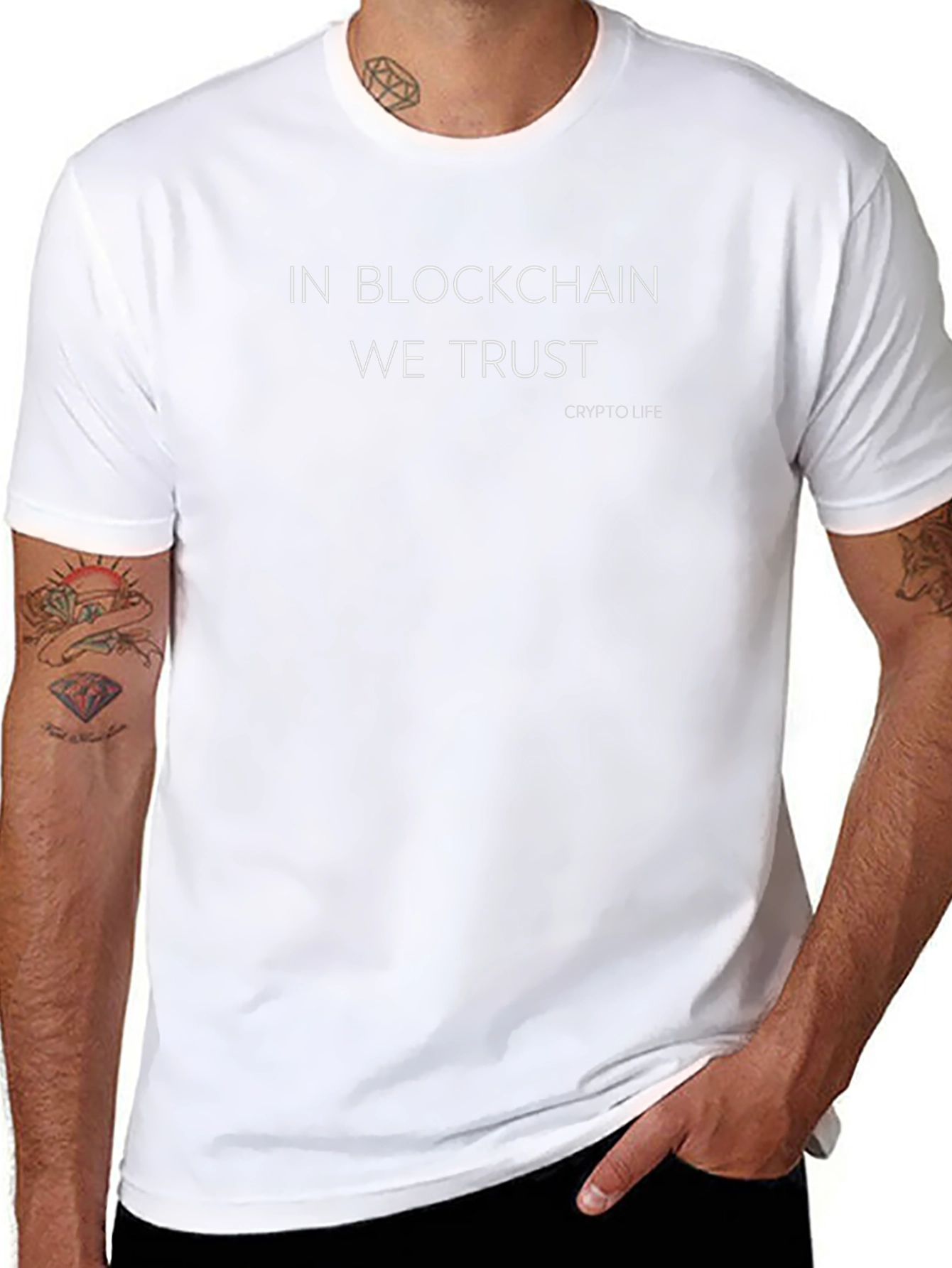 In Blockchain We Trust T-Shirt - Crypto Life