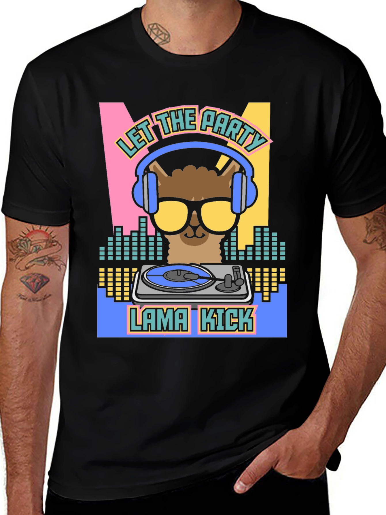 Llama Kick Party Tee