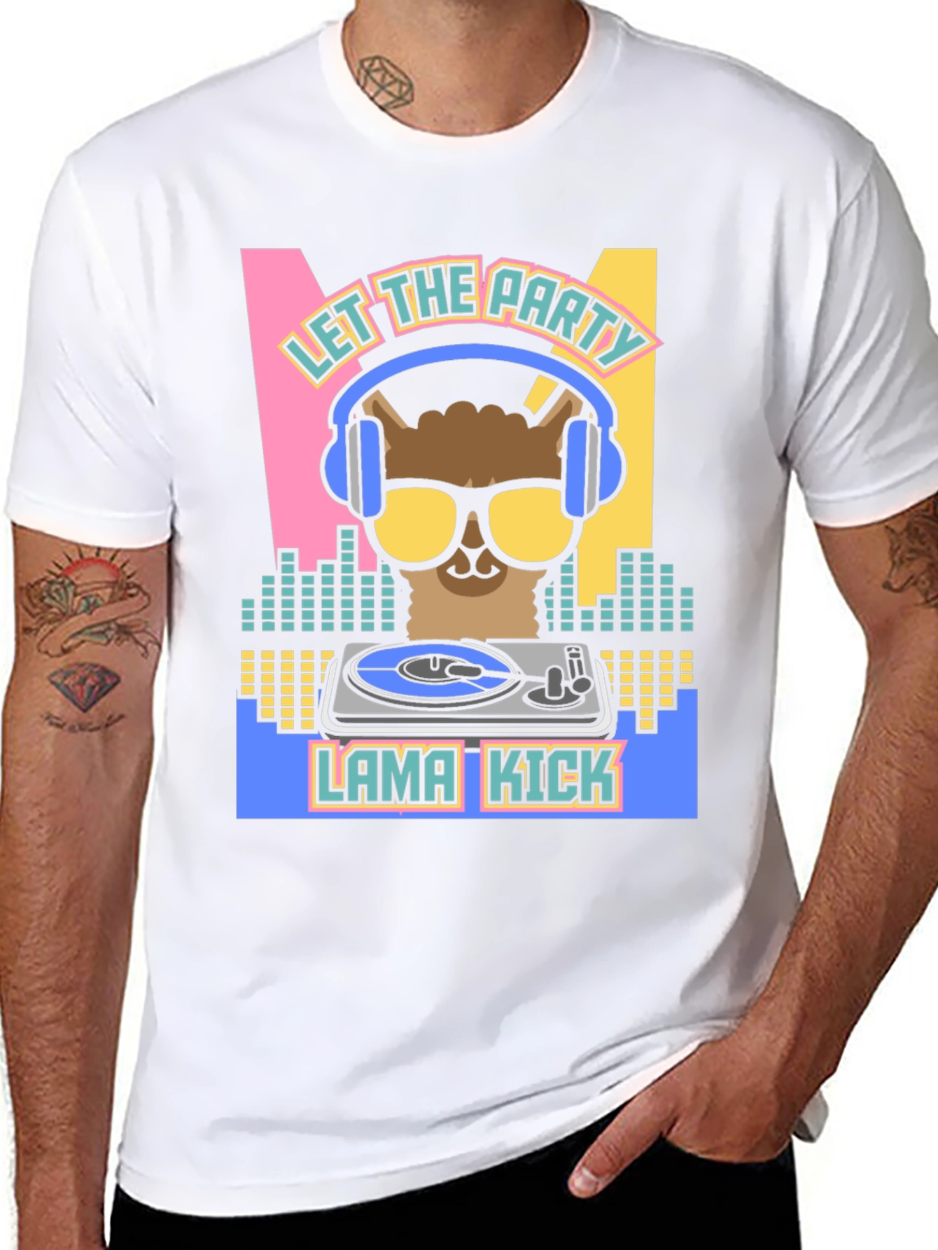 Llama Kick Party Tee