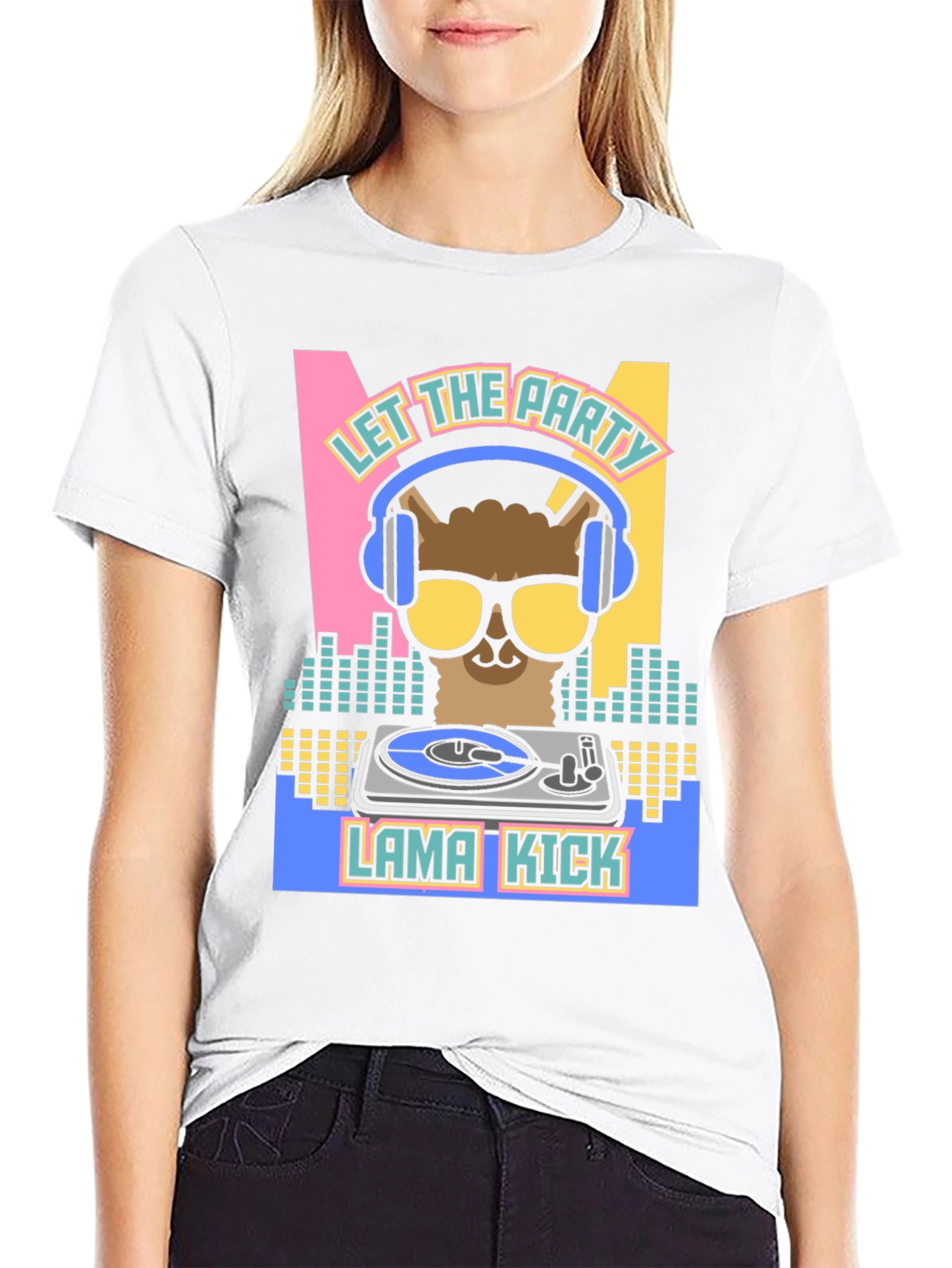 Llama Kick Party Tee