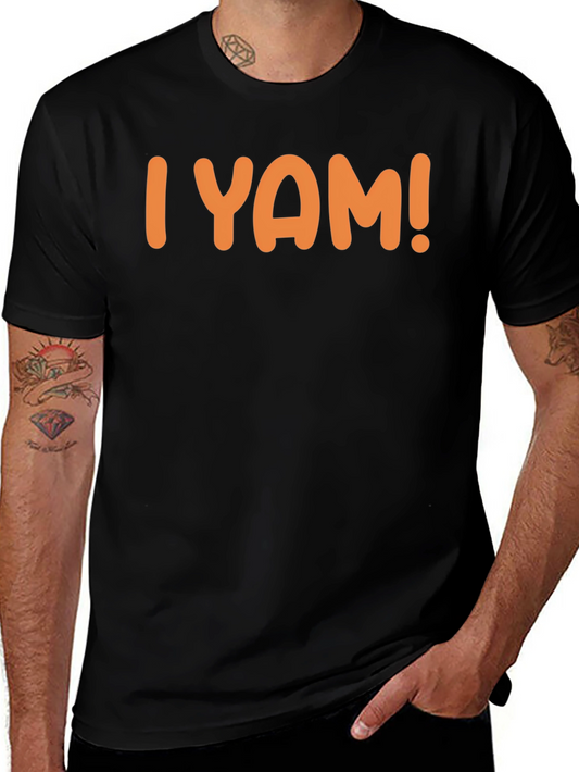 I Yam! Funny Graphic Tee - Black