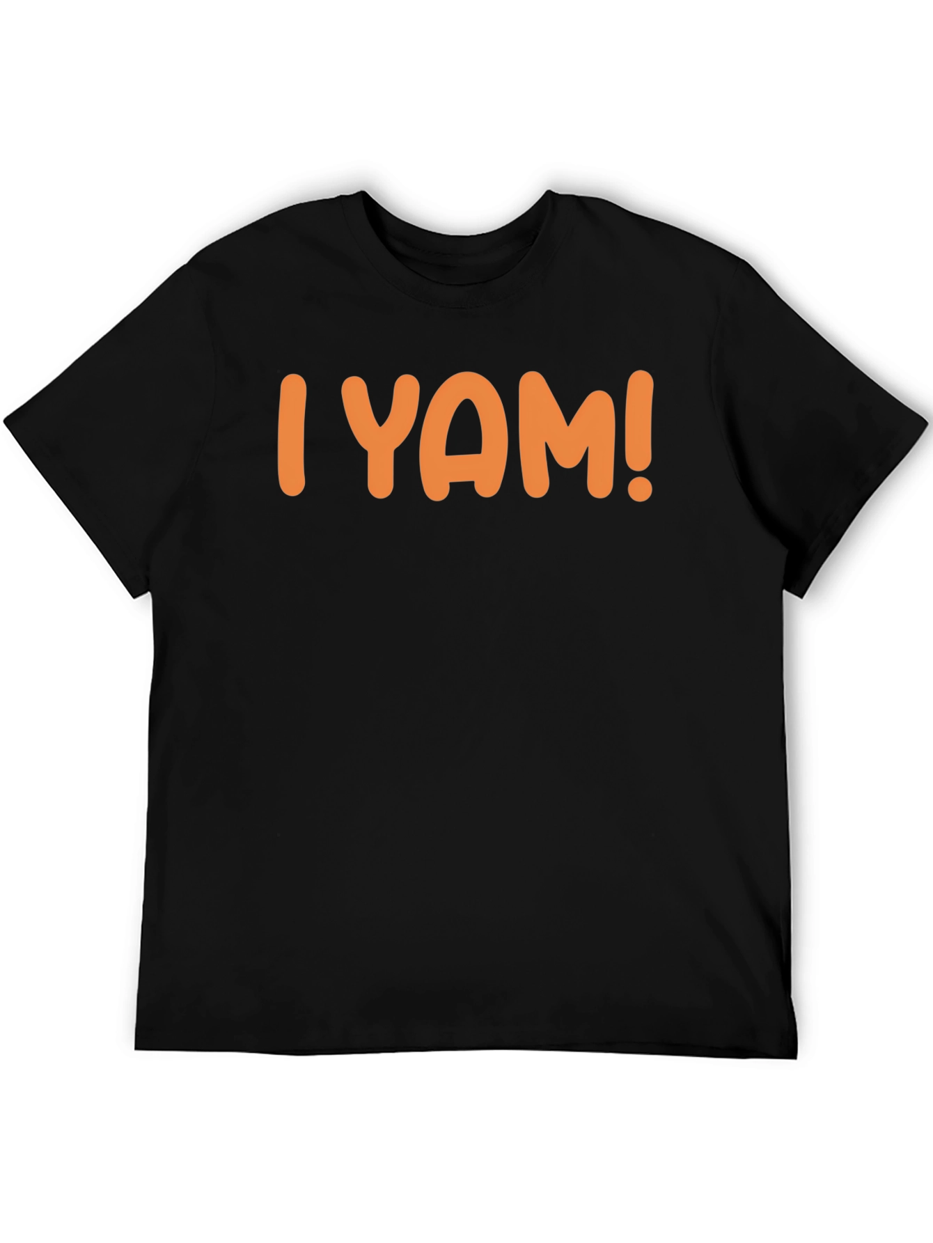 I Yam! Funny Graphic Tee - Black