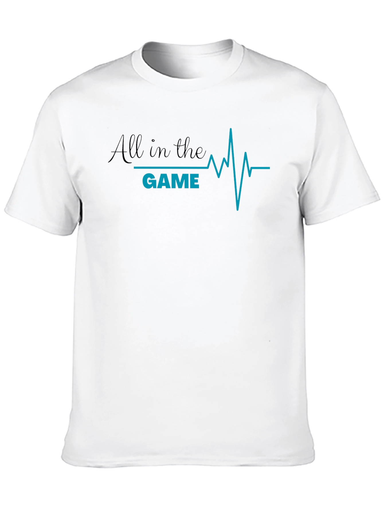 All in the Game Graphic Tee - Black