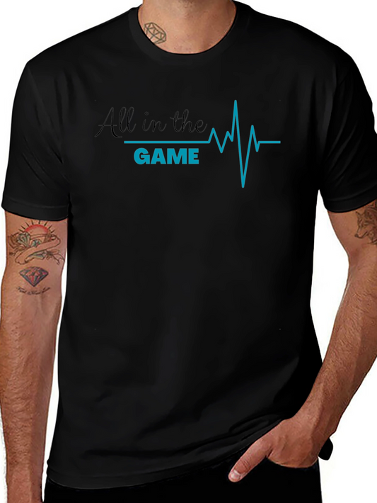 All in the Game Graphic Tee - Black