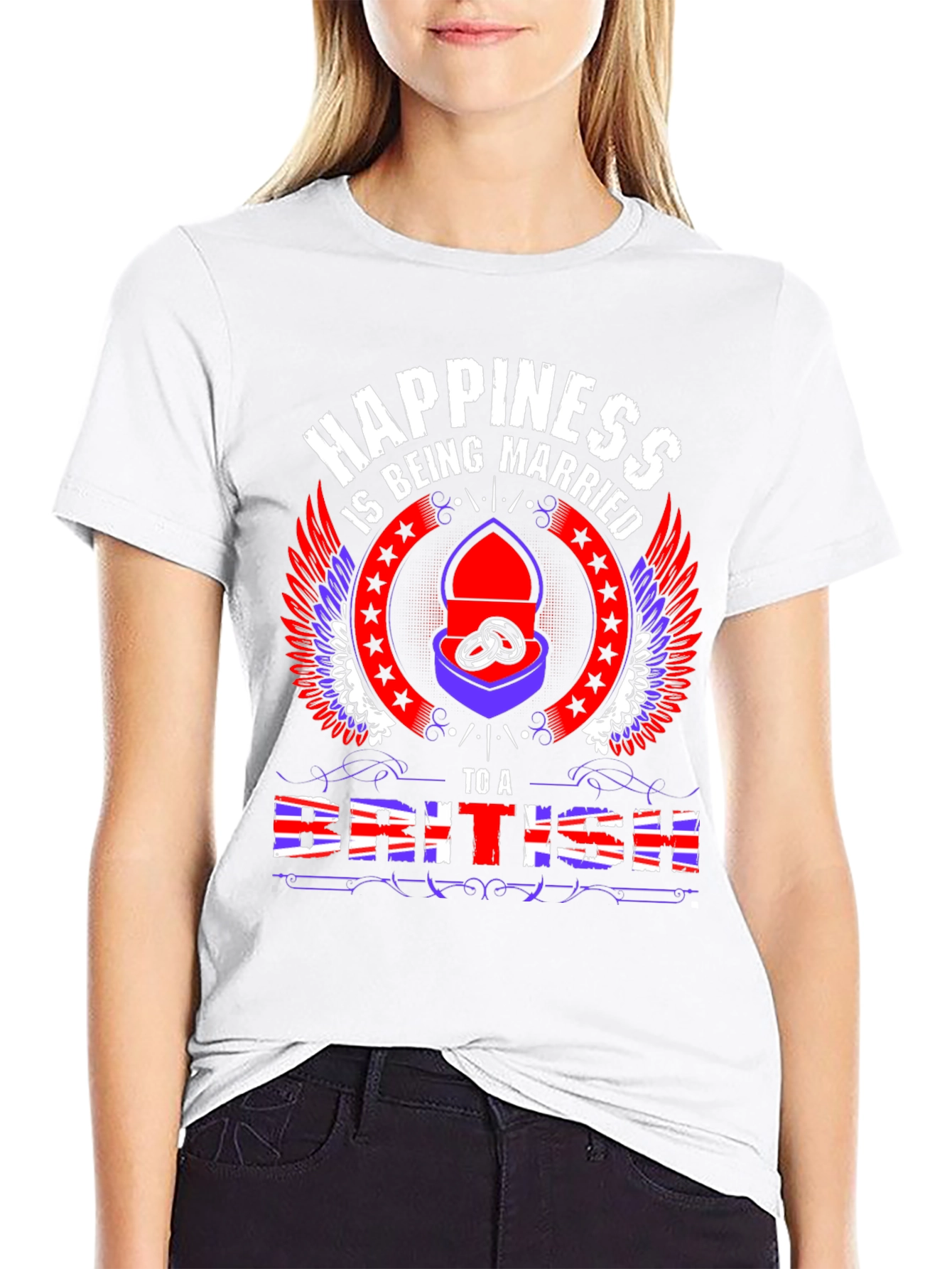 Happiness Being Married to a British T-Shirt