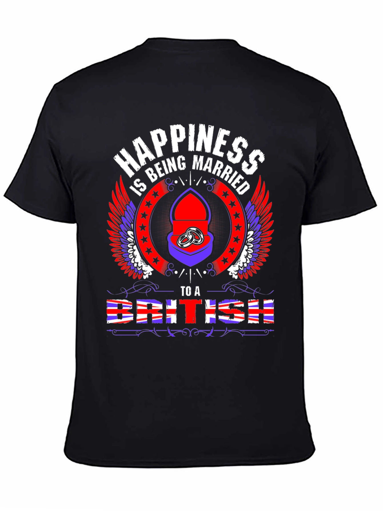 Happiness Being Married to a British T-Shirt