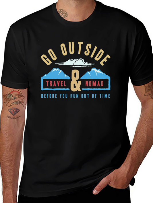 Go Outside Travel Nomad Graphic Tee