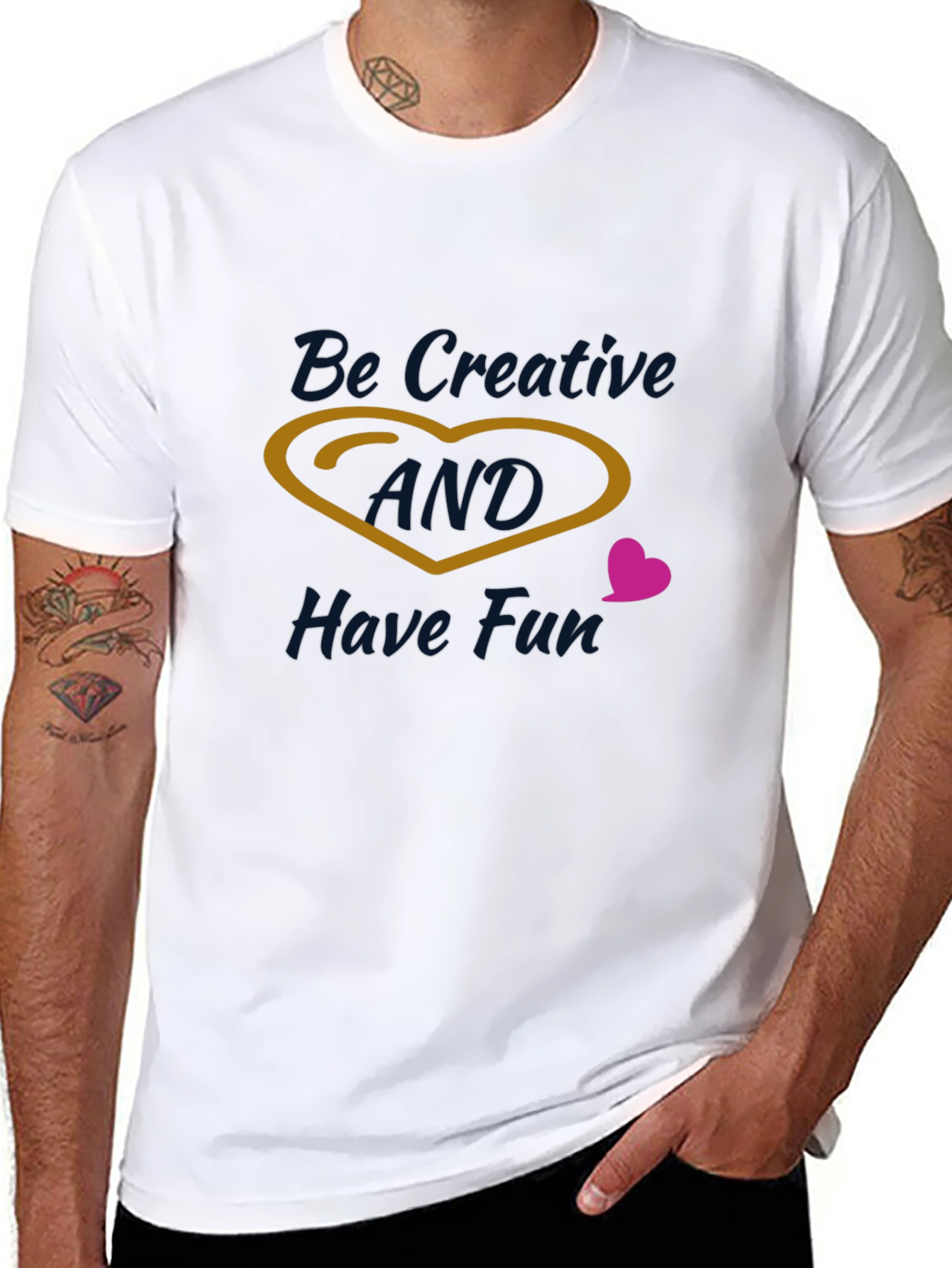 Be Creative Heart T-Shirt