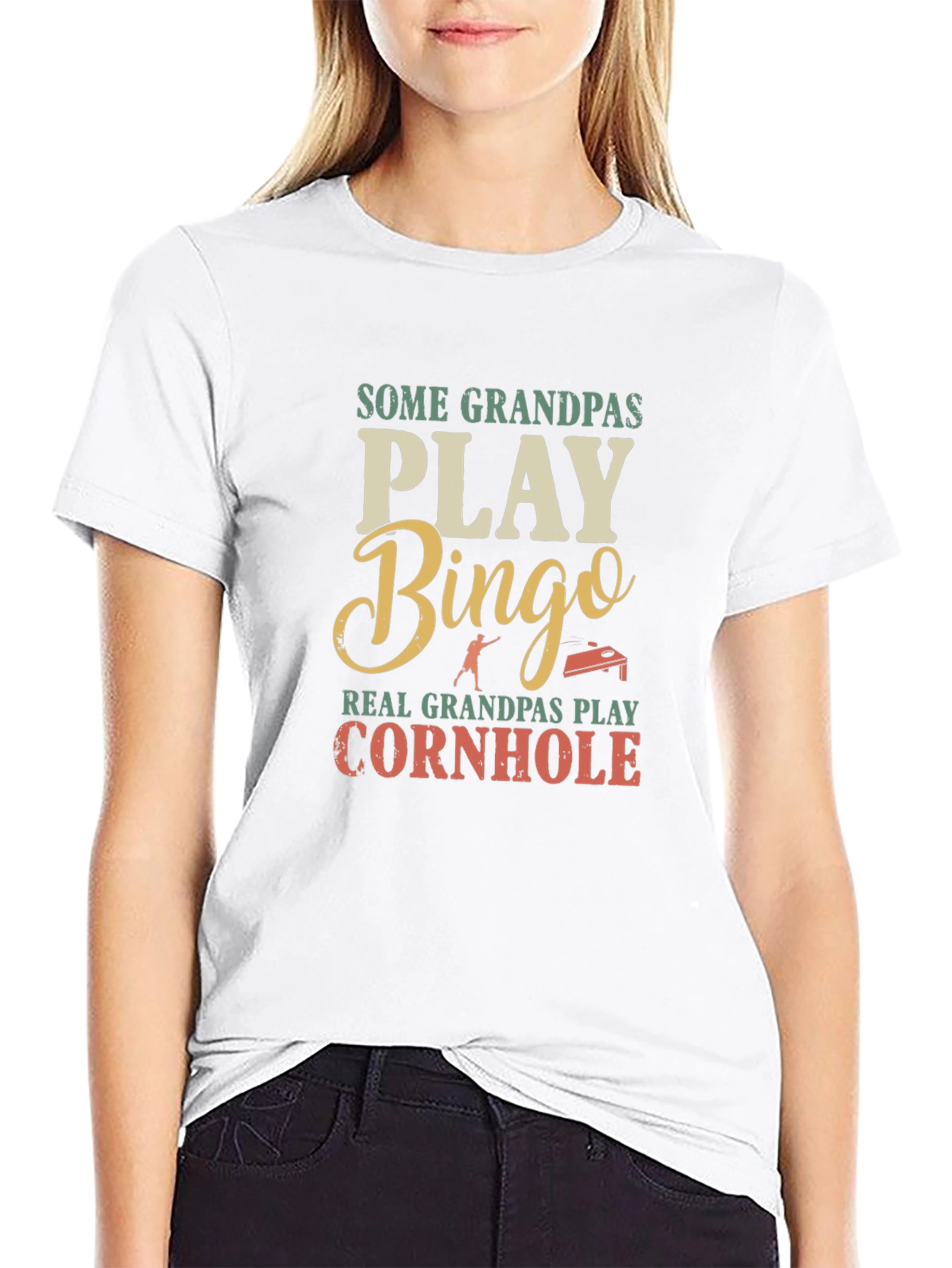 Cornhole Grandpa T-Shirt