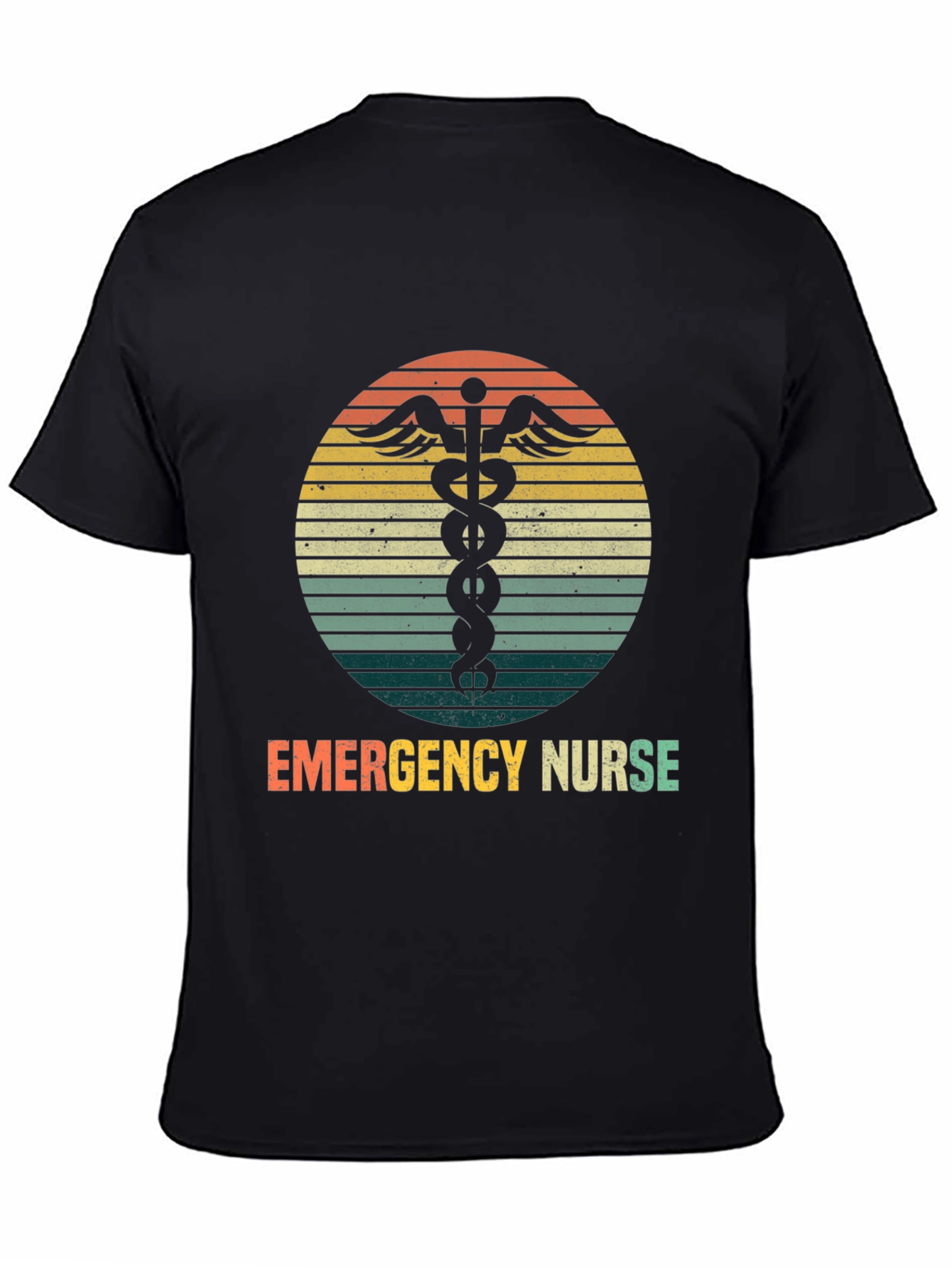Emergency Nurse Retro Graphic T-Shirt