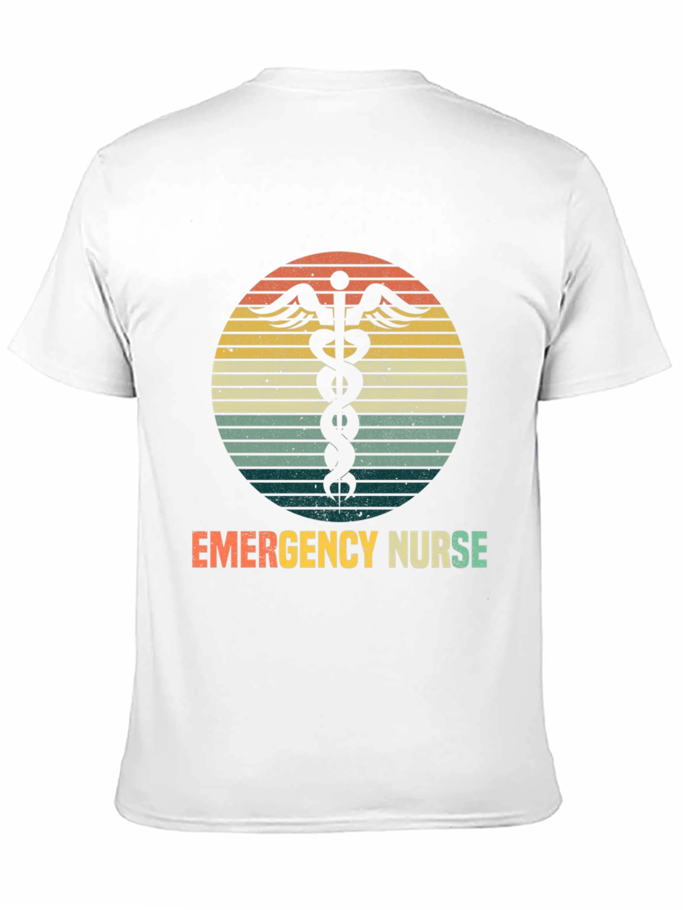 Emergency Nurse Retro Graphic T-Shirt
