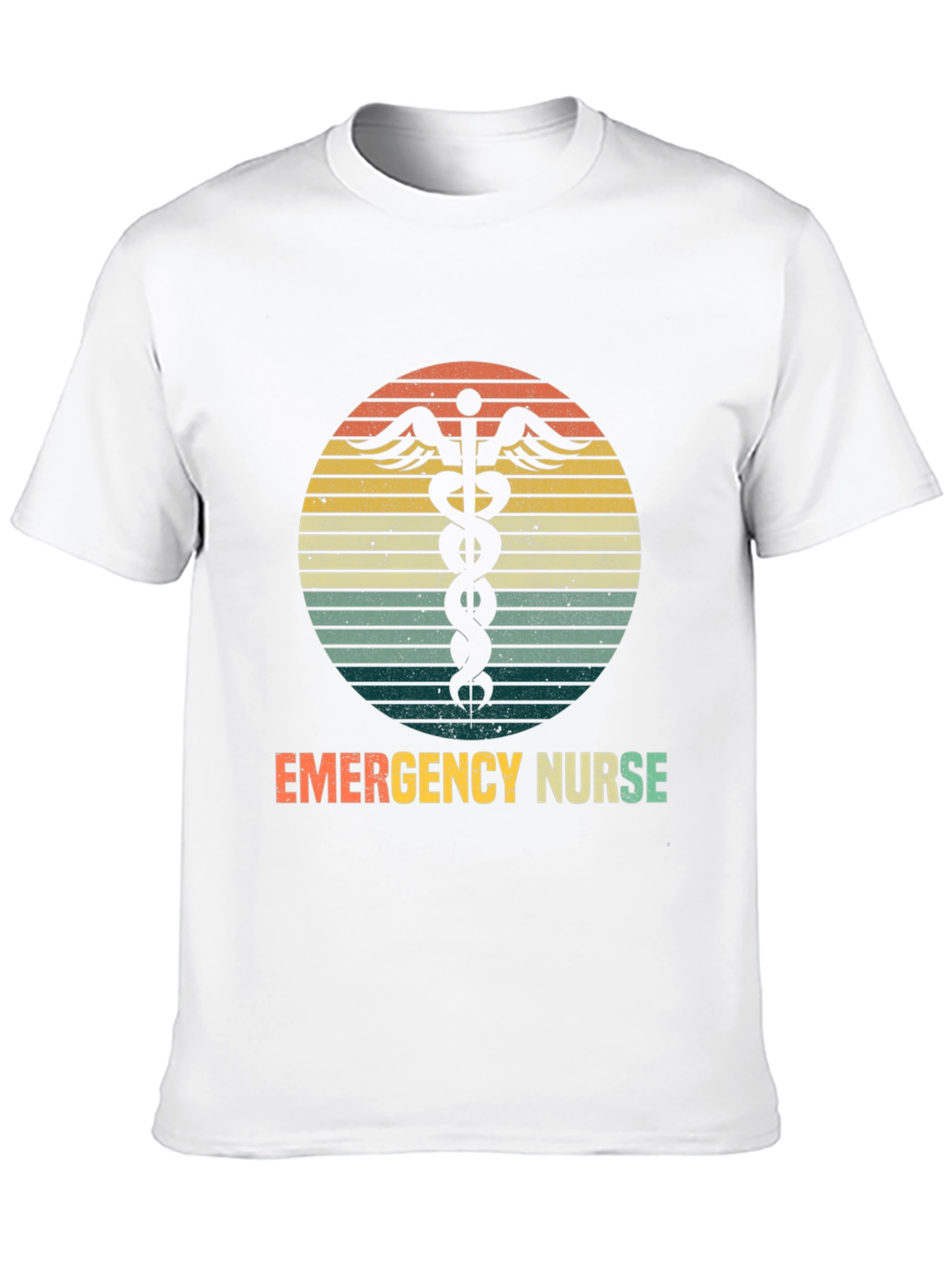 Emergency Nurse Retro Graphic T-Shirt