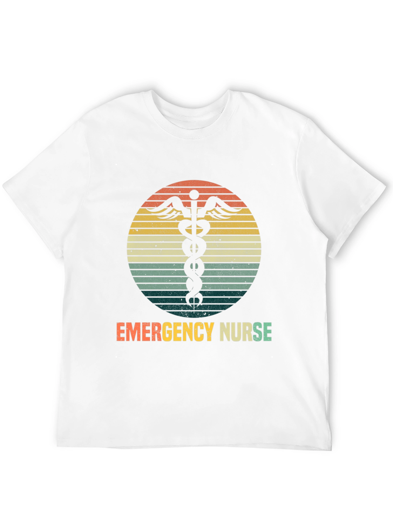 Emergency Nurse Retro Graphic T-Shirt