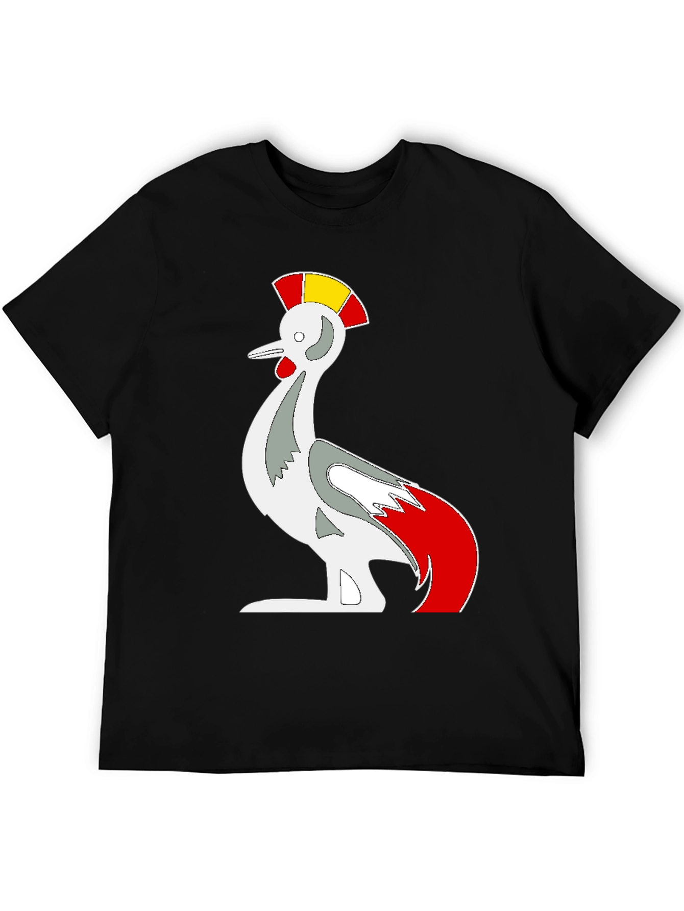 Stylish Crowned Crane T-Shirt