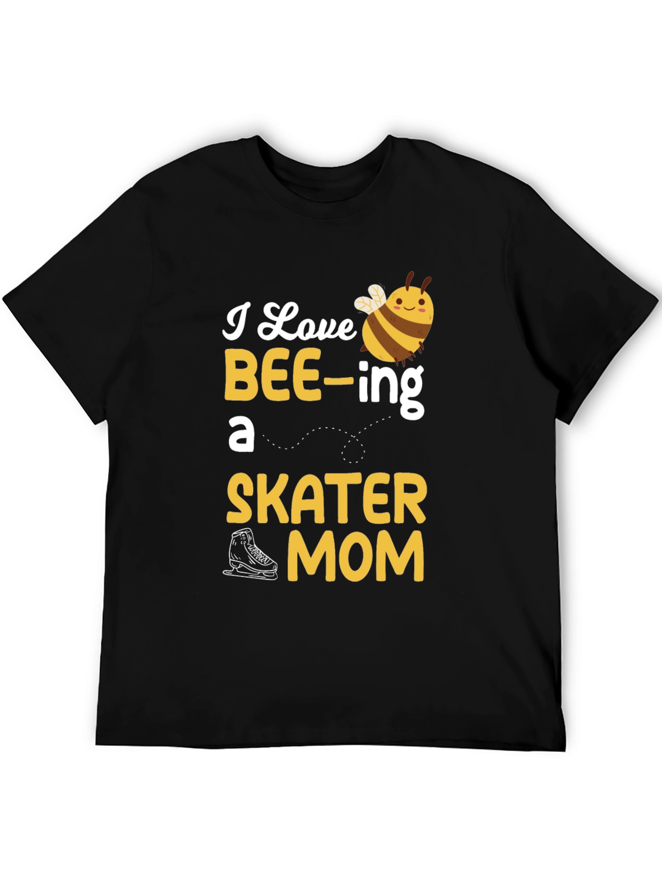 I Love BEE-ing a Skater Mom Graphic T-Shirt