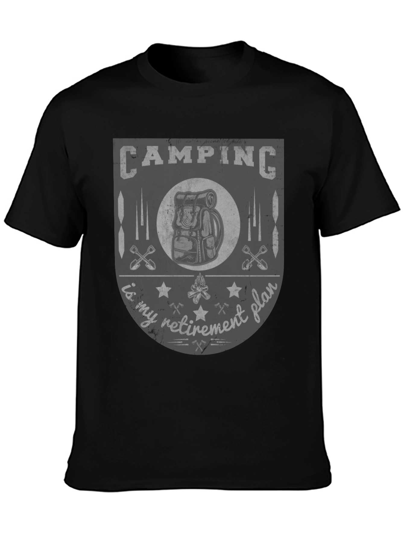 Camping Retirement Plan Graphic T-Shirt