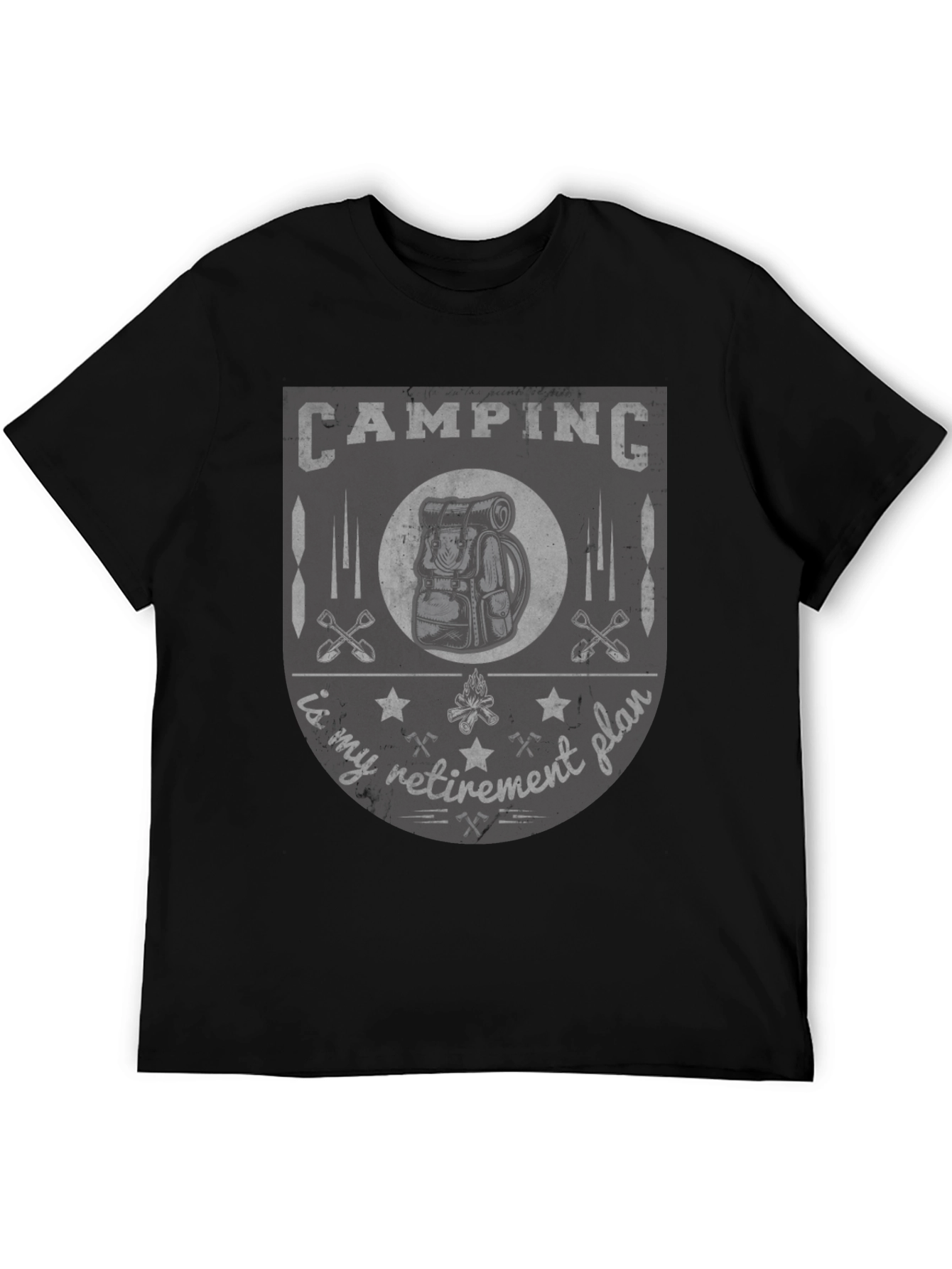 Camping Retirement Plan Graphic T-Shirt