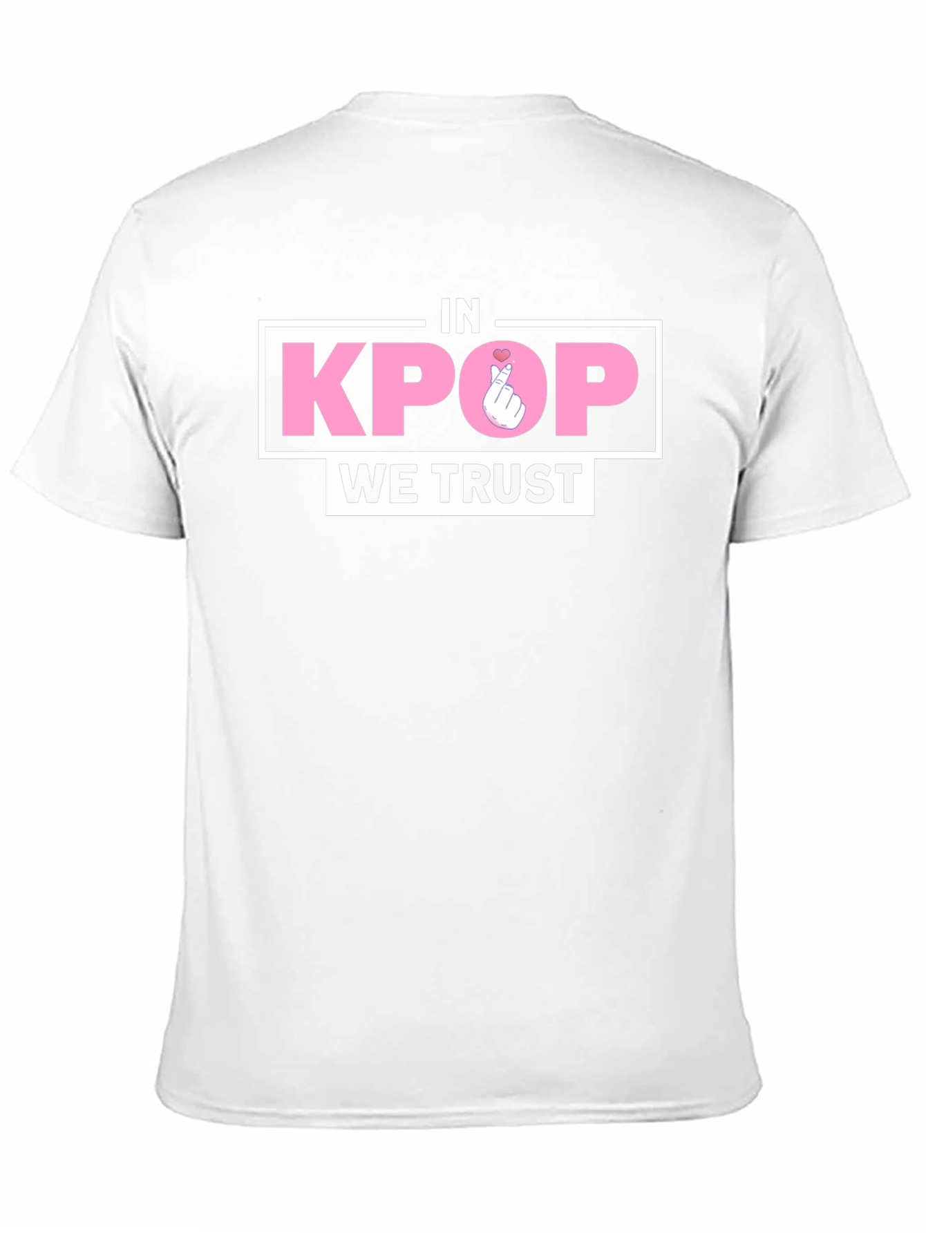 In Kpop We Trust Black Graphic Tee