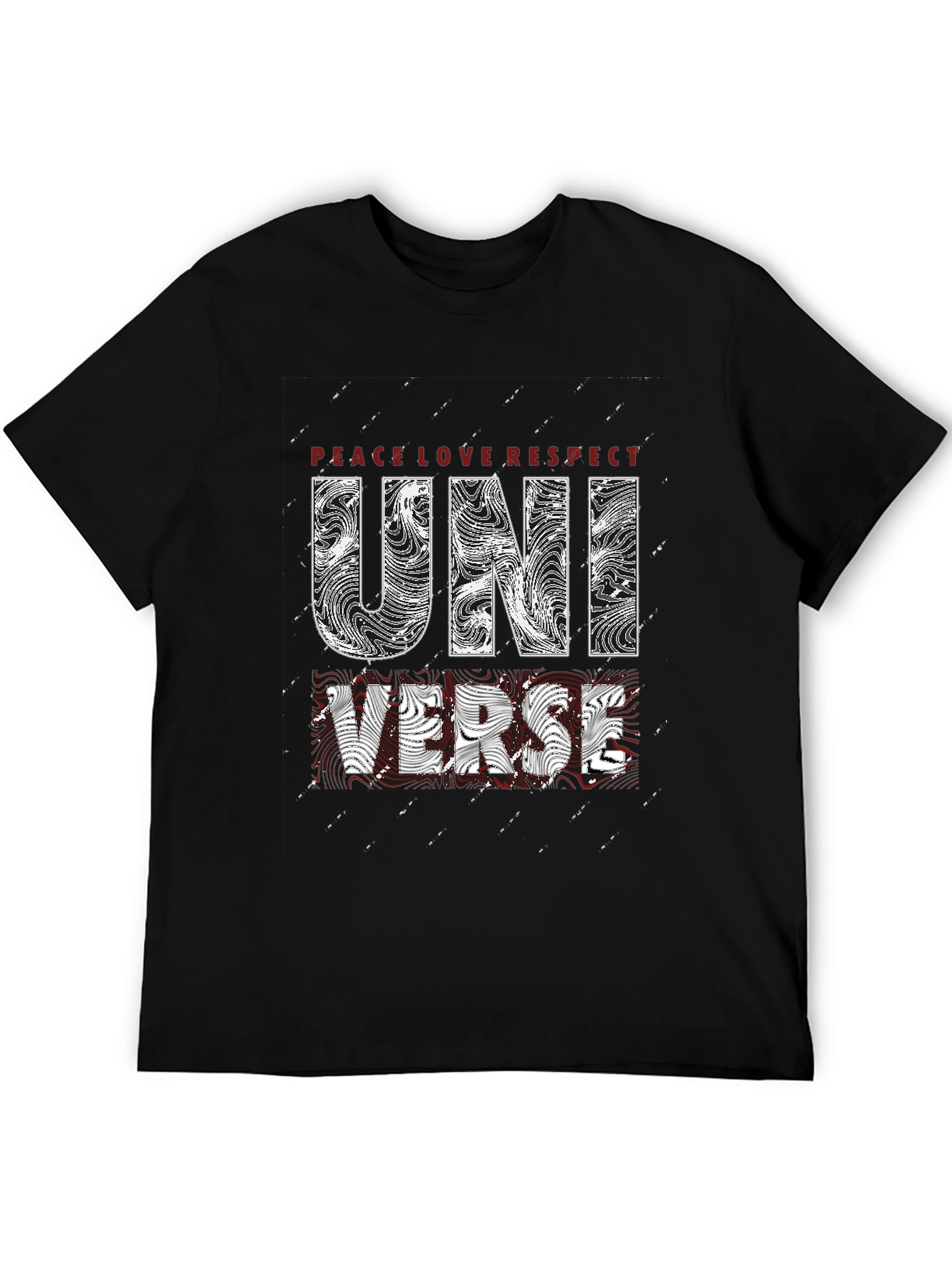 Universe Graphic T-Shirt - Peace Love Respect