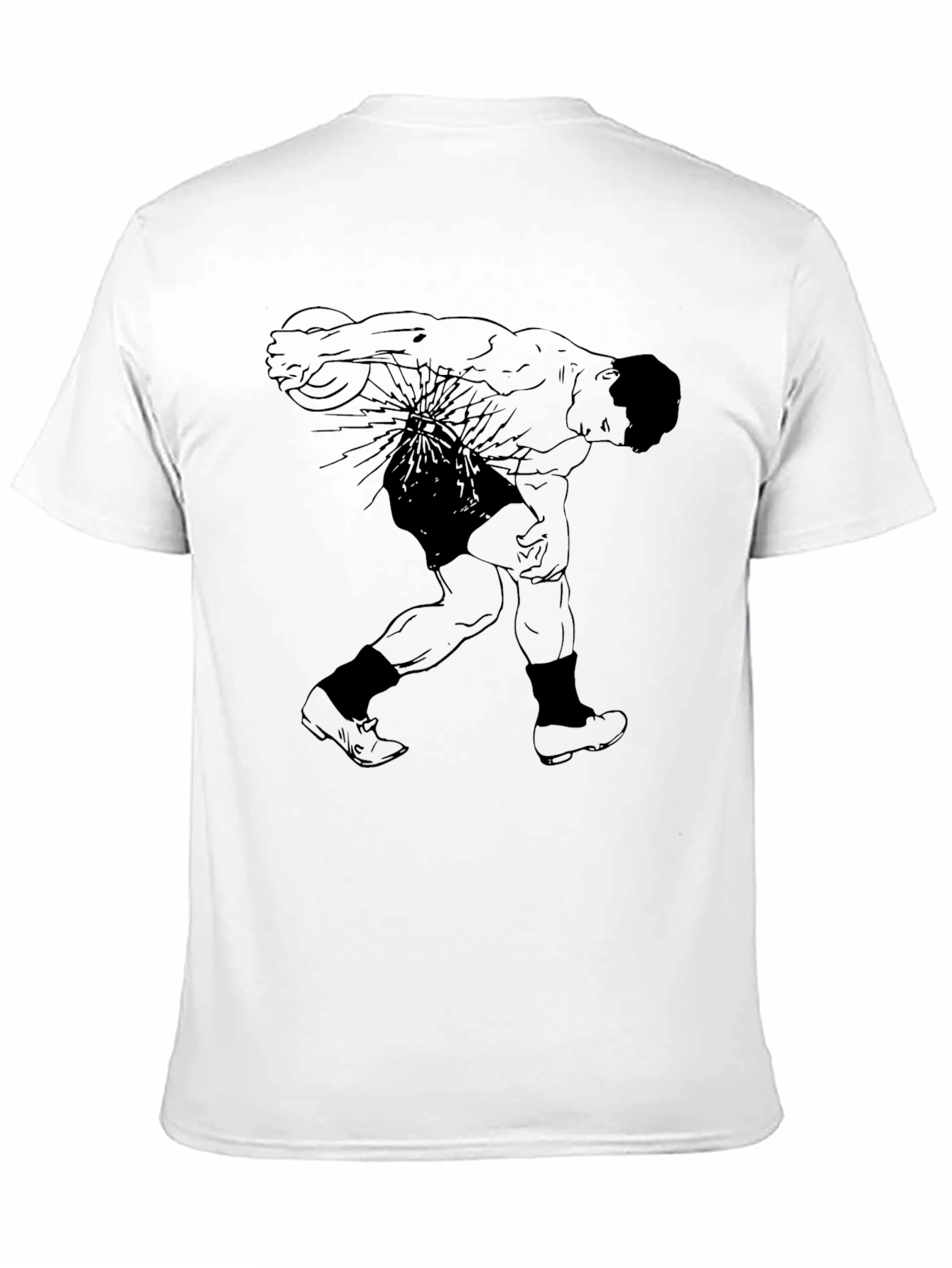 Graphic T-Shirt: Retro Athlete Design