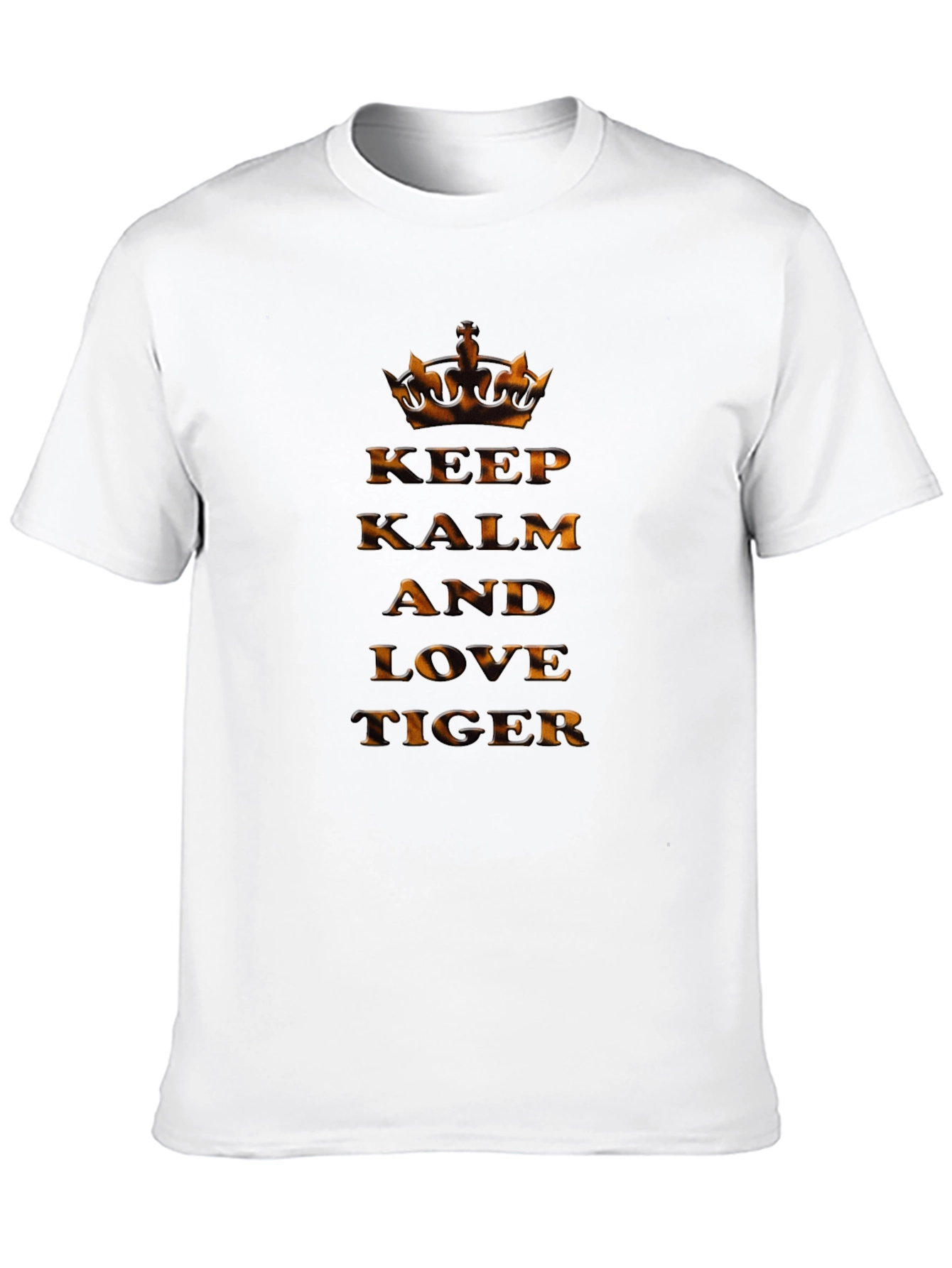 Keep Calm and Love Tiger Graphic Tee