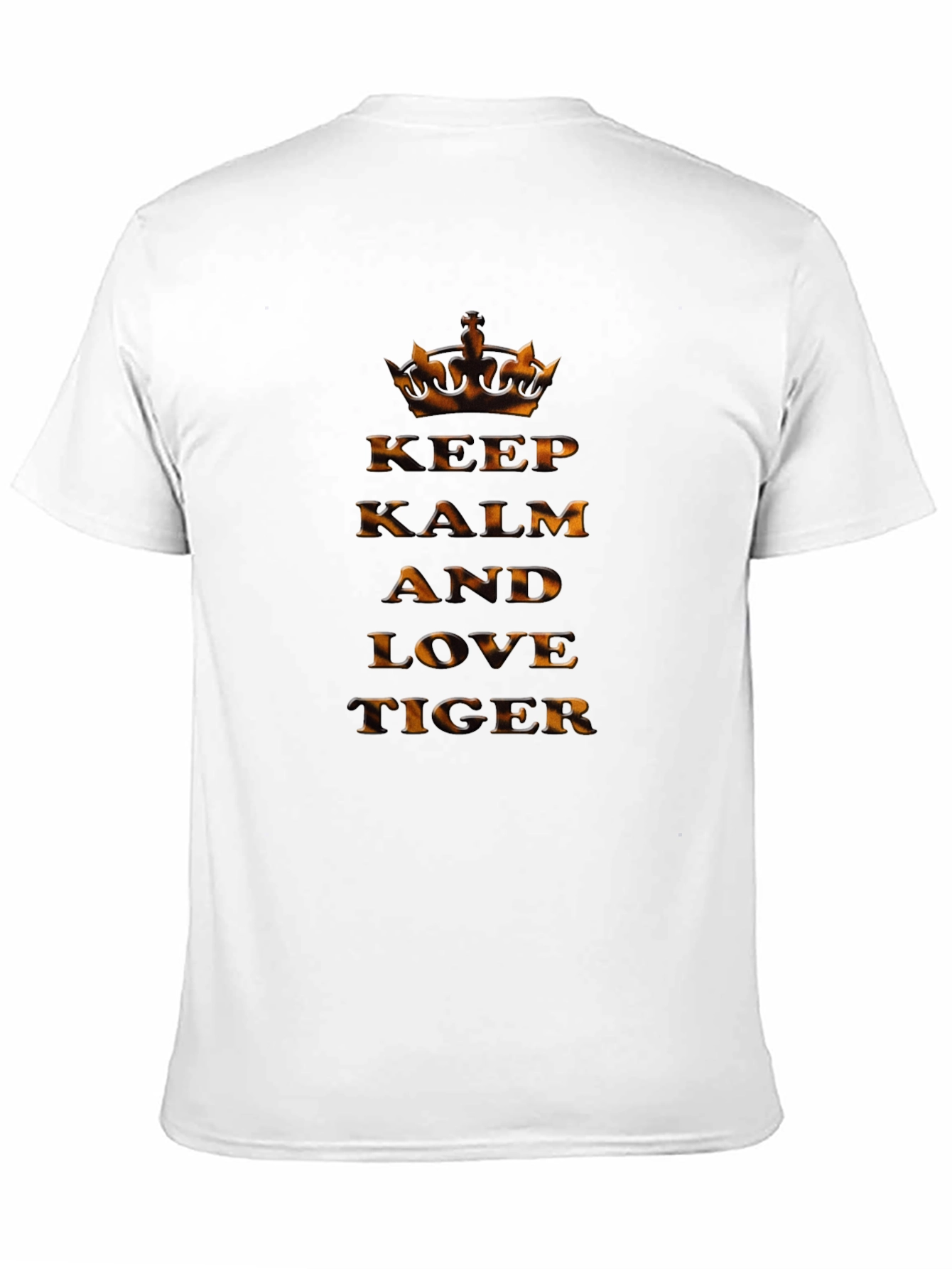 Keep Calm and Love Tiger Graphic Tee