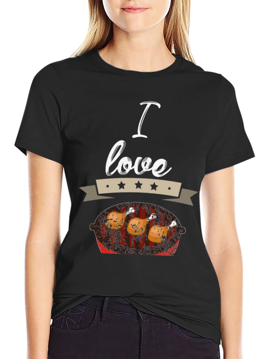 I Love Chicken BBQ T-Shirt - Grill Master Tee