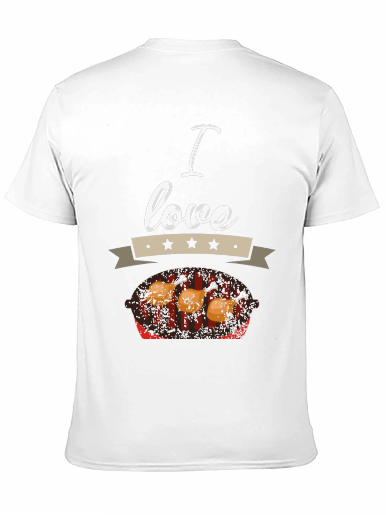 I Love Chicken BBQ T-Shirt - Grill Master Tee