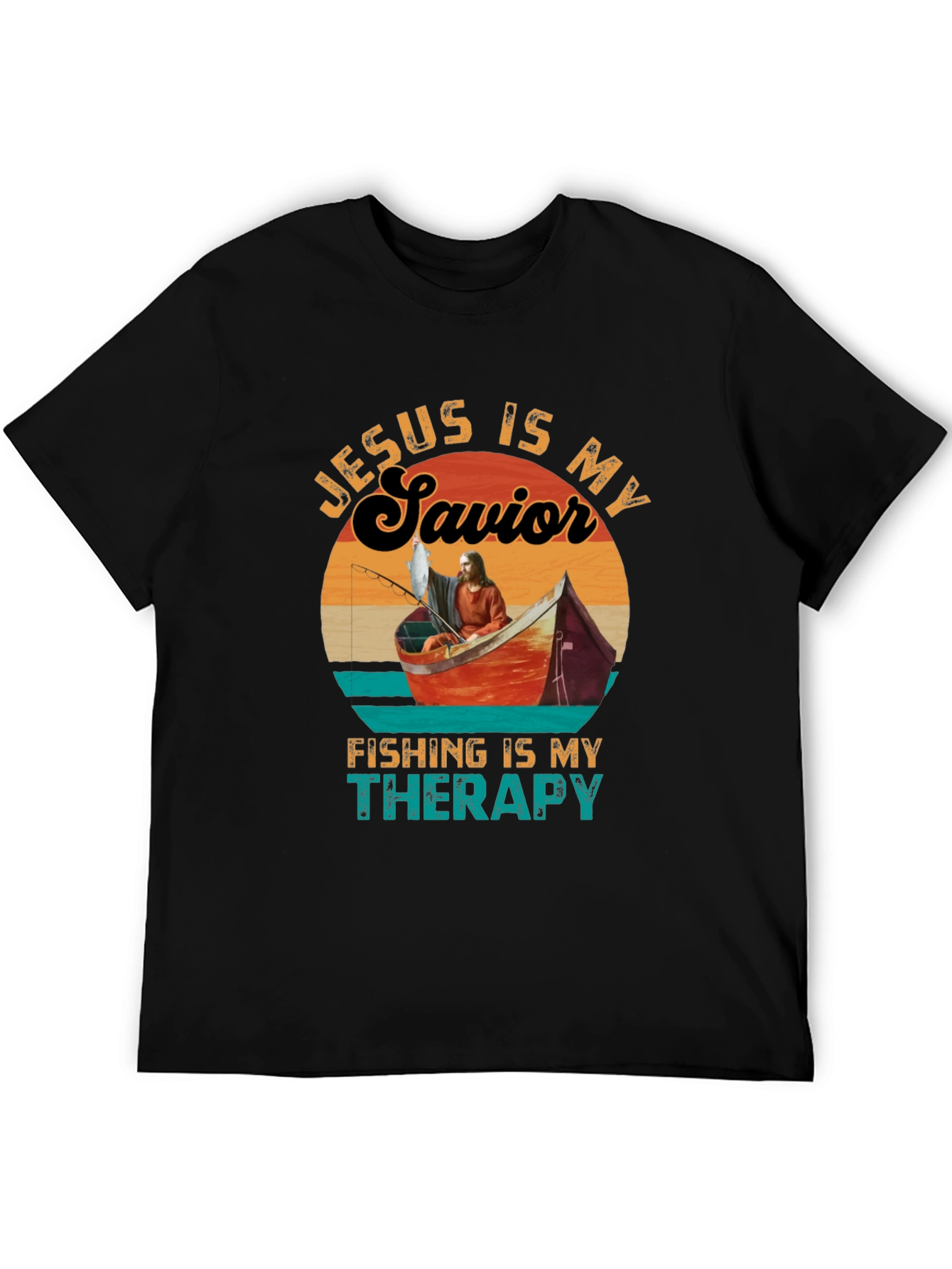 Jesus Is My Savior Fishing T-Shirt