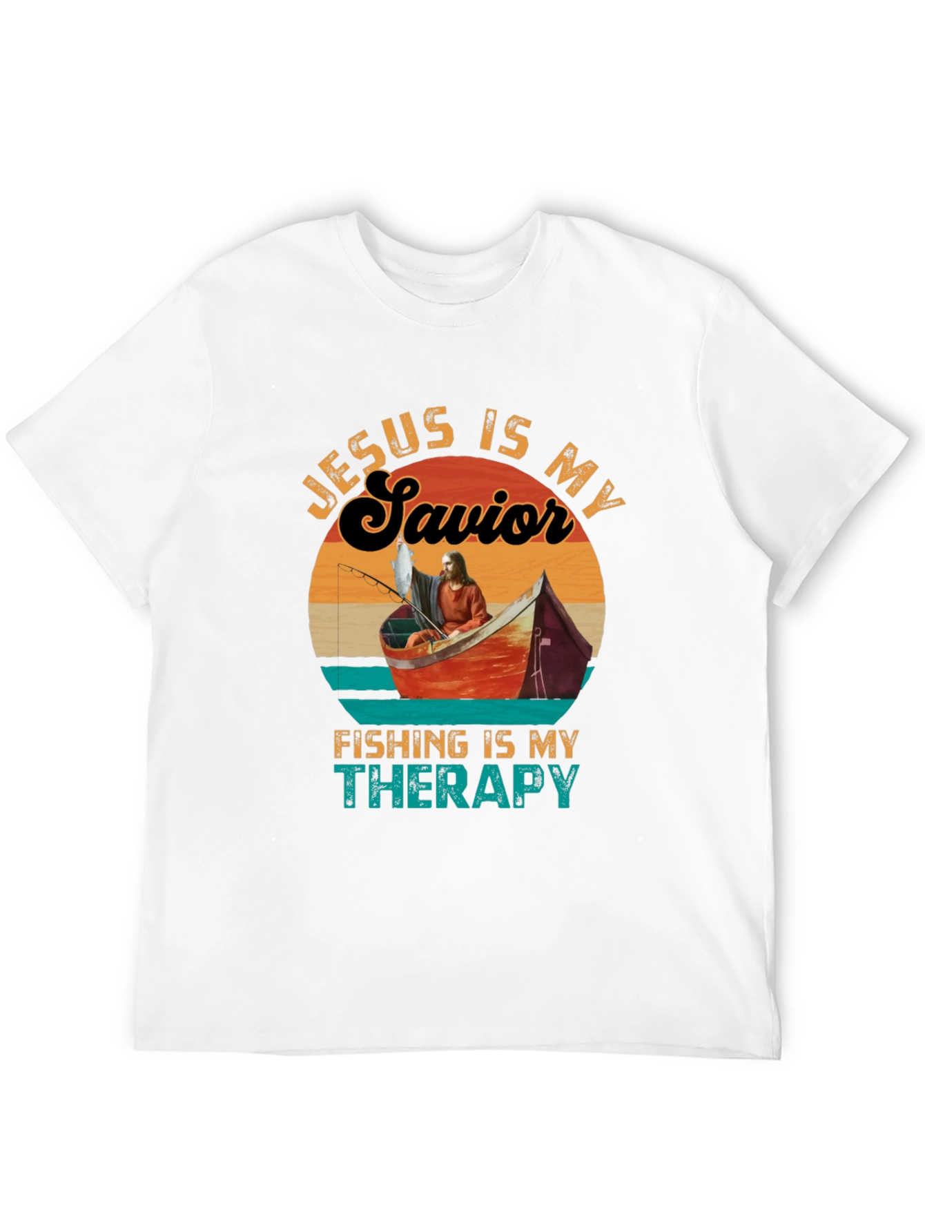 Jesus Is My Savior Fishing T-Shirt