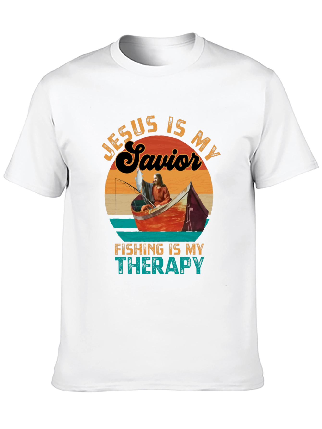 Jesus Is My Savior Fishing T-Shirt