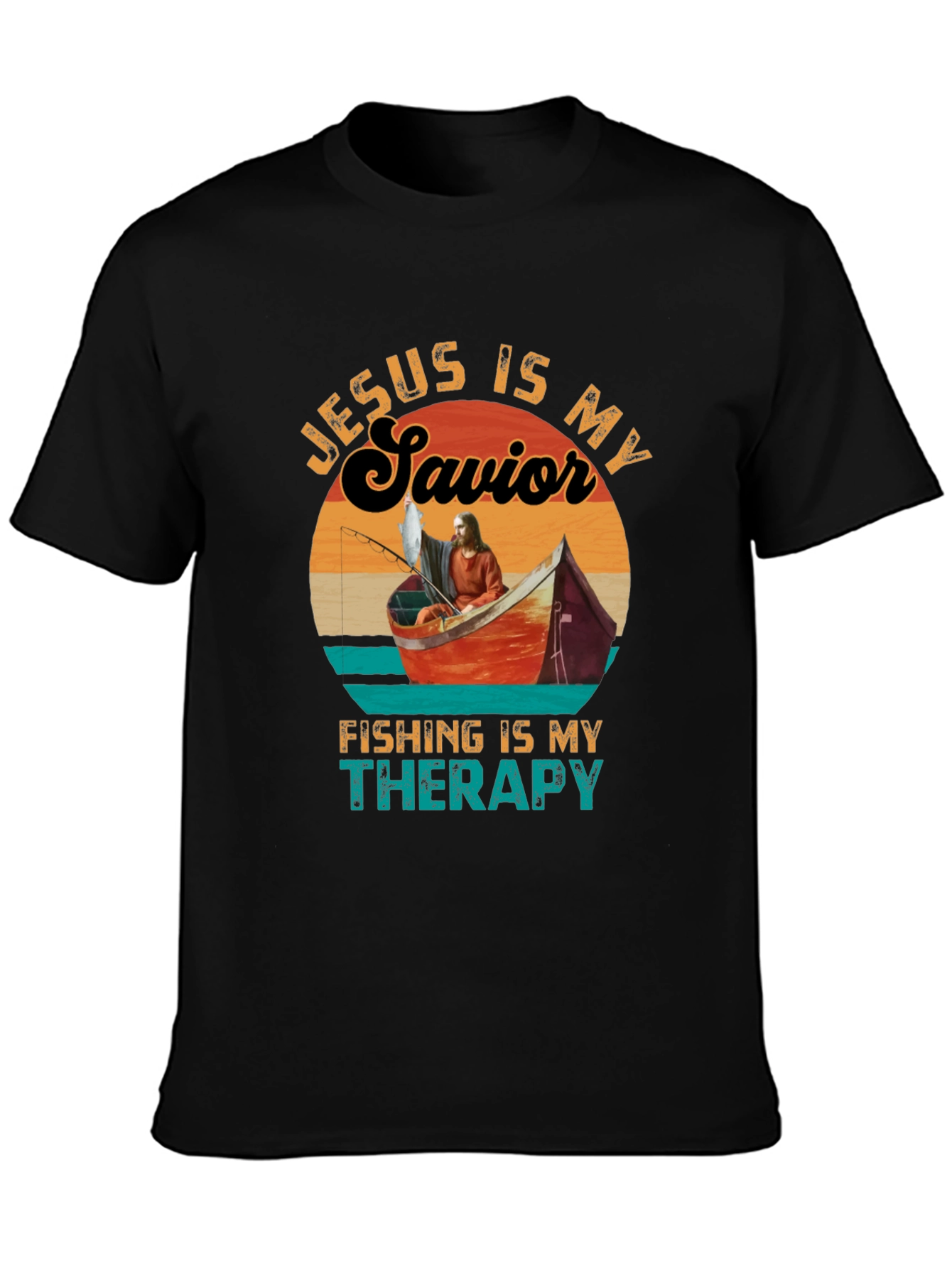Jesus Is My Savior Fishing T-Shirt