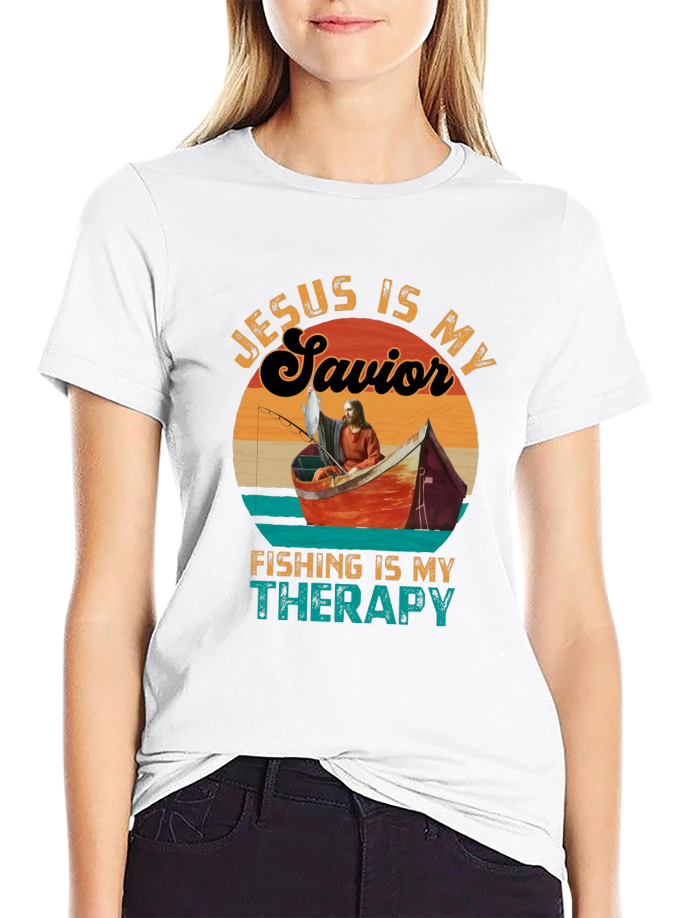 Jesus Is My Savior Fishing T-Shirt