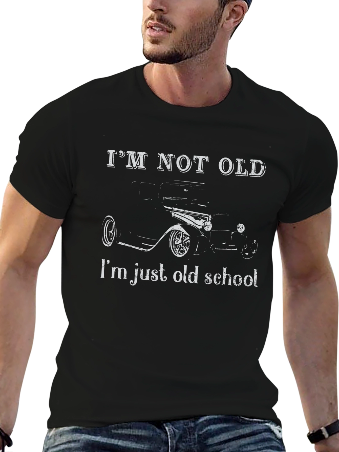Im Not Old Im Old School Car T-Shirt
