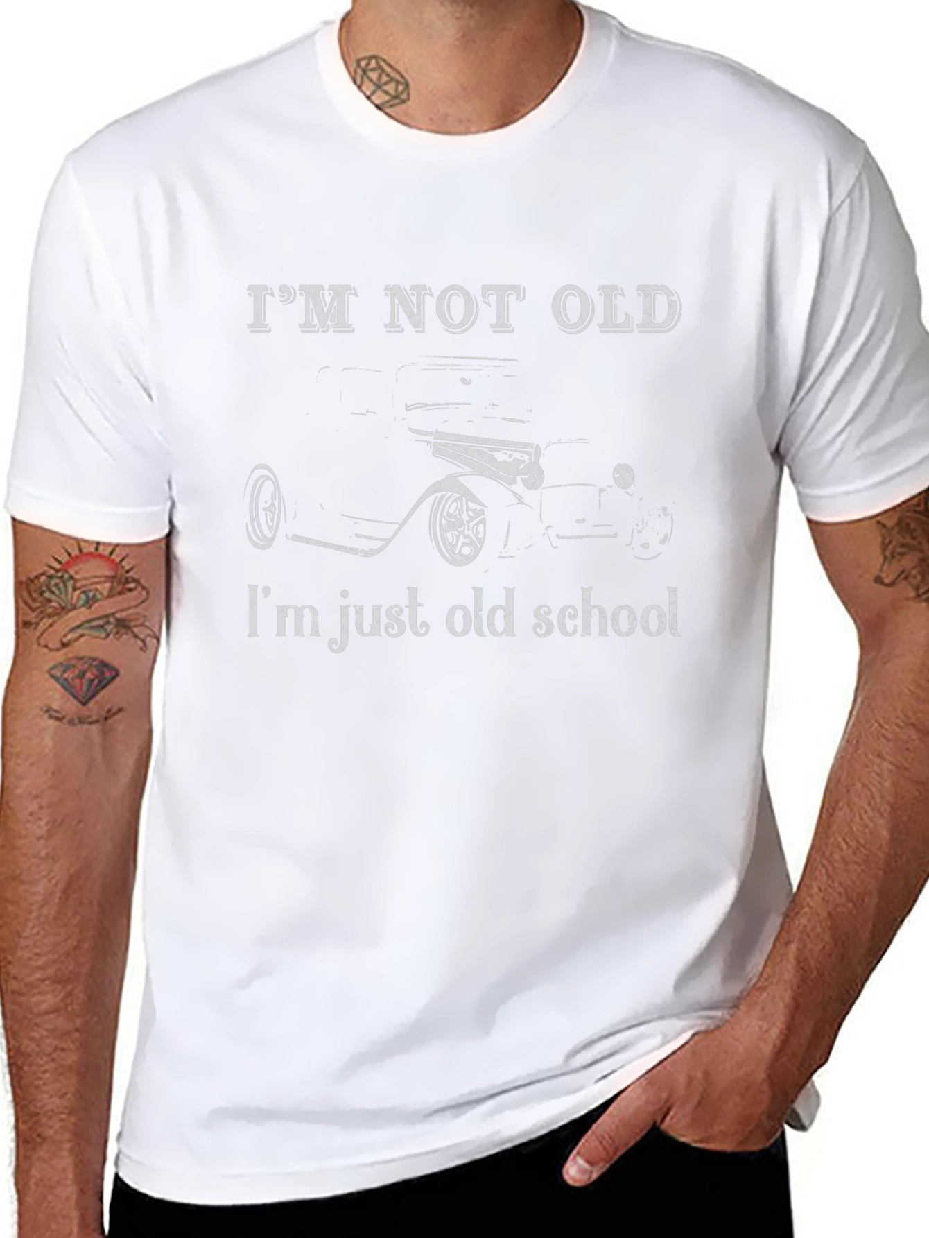 Im Not Old Im Old School Car T-Shirt