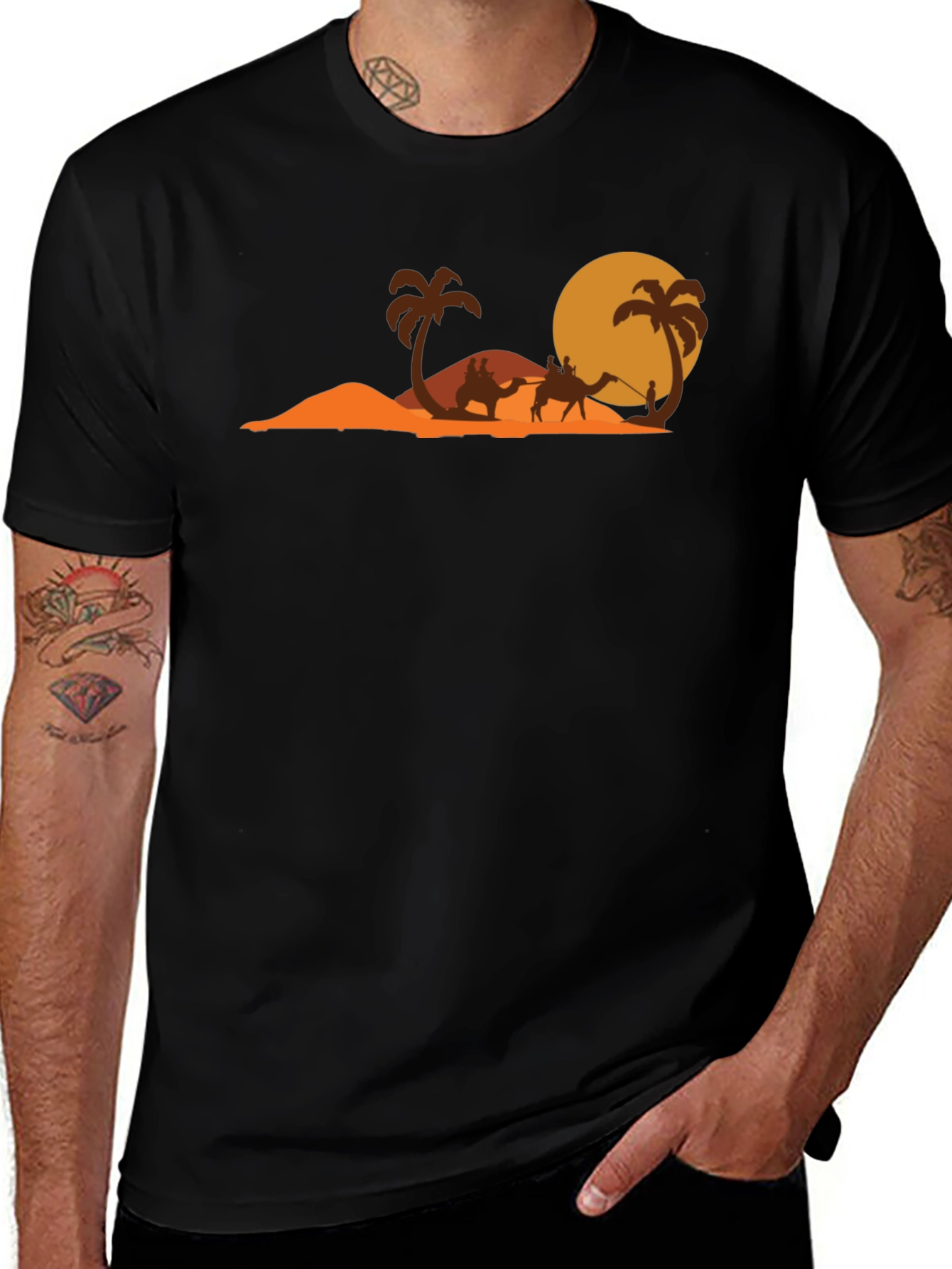 Desert Oasis Graphic T-Shirt