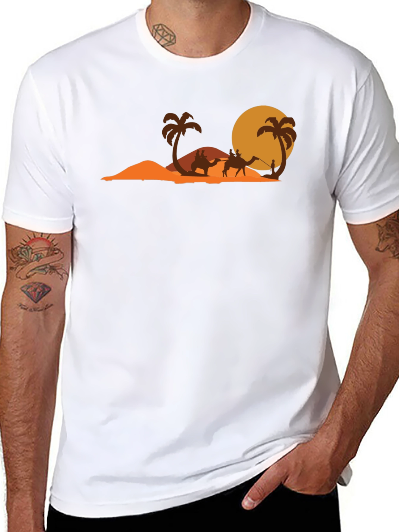 Desert Oasis Graphic T-Shirt
