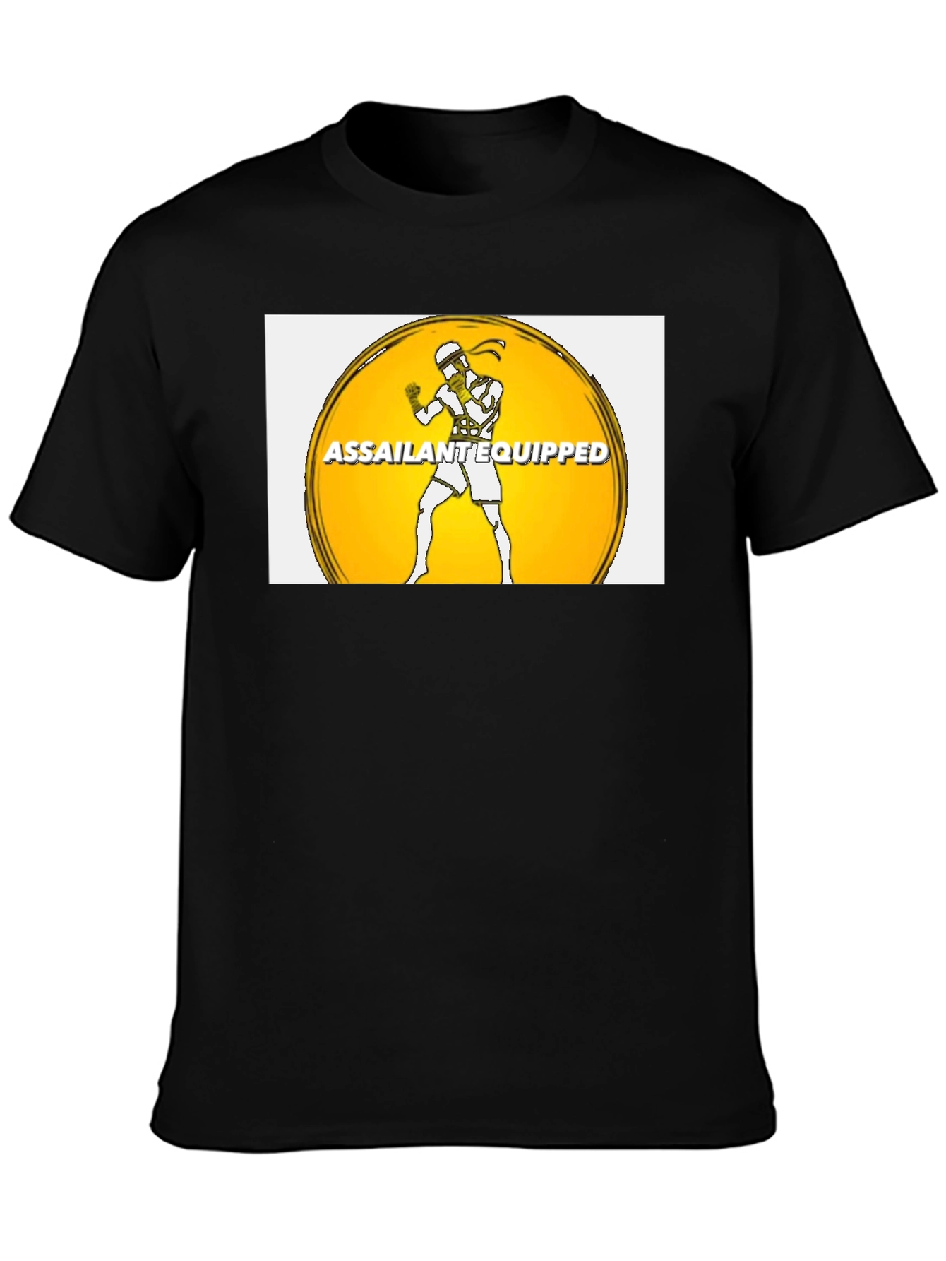 Assailant Equipped Graphic Tee - Black Cotton Blend