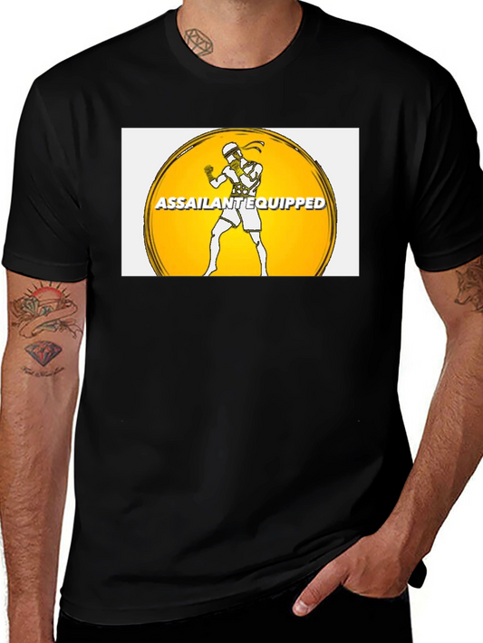 Assailant Equipped Graphic Tee - Black Cotton Blend