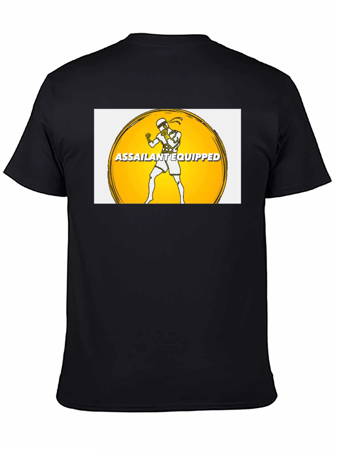 Assailant Equipped Graphic Tee - Black Cotton Blend