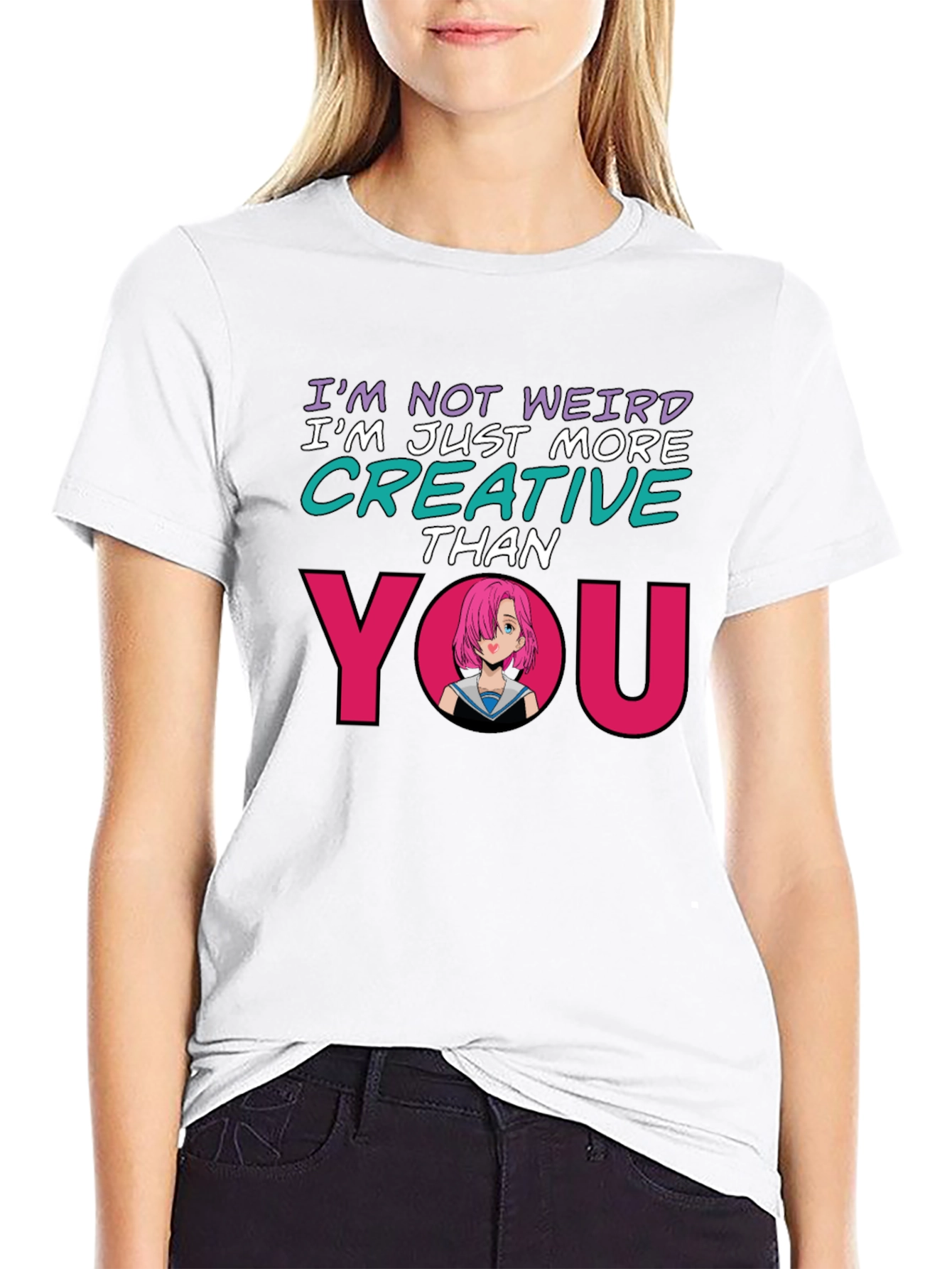 Creative Anime Graphic T-Shirt