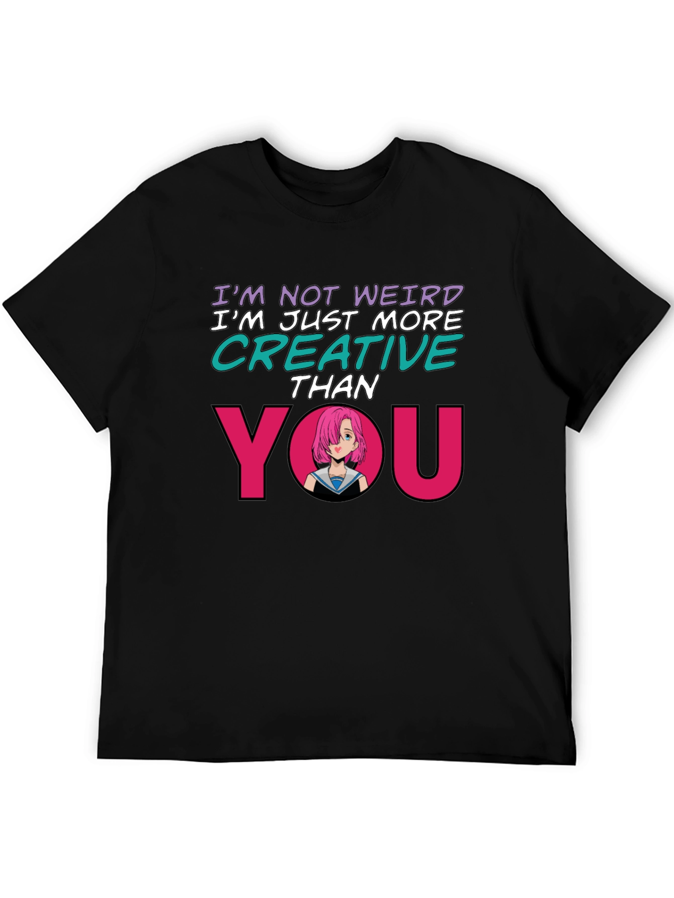 Creative Anime Graphic T-Shirt