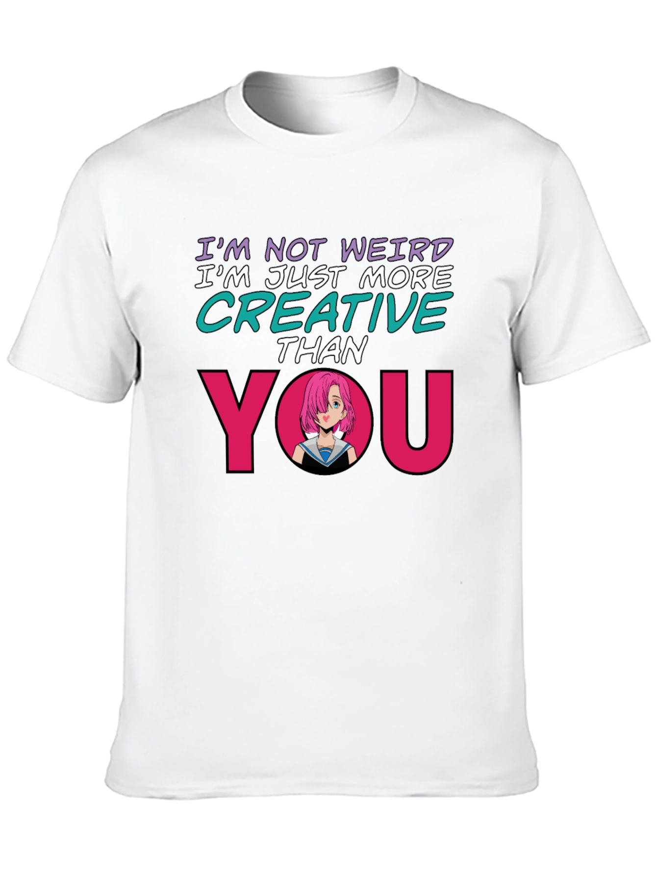Creative Anime Graphic T-Shirt