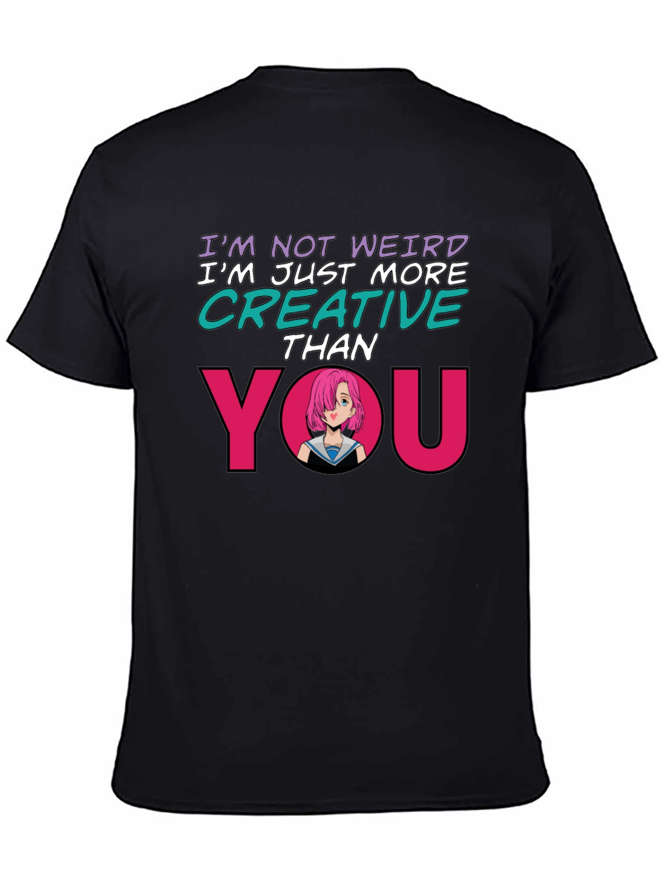 Creative Anime Graphic T-Shirt