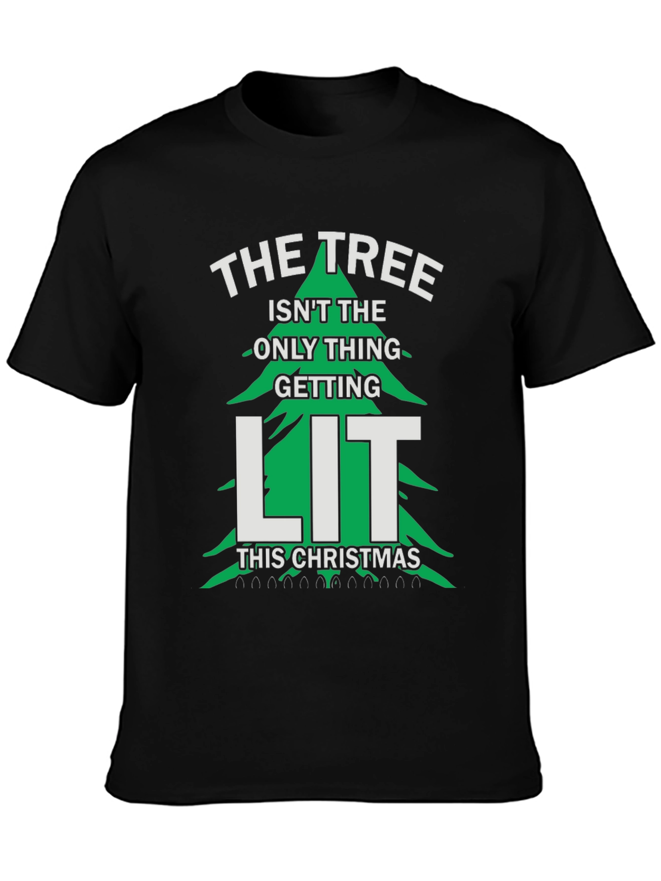 Funny Christmas Tree LIT T-Shirt