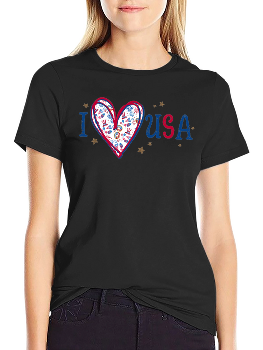 I Love USA Graphic T-Shirt