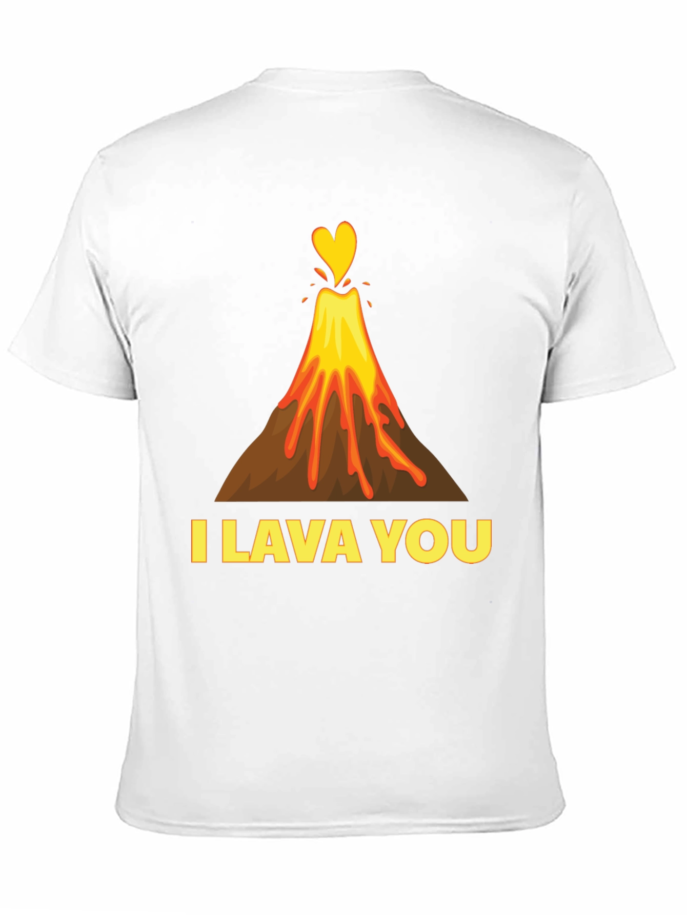 I Lava You Graphic Tee - Volcano Heart Love
