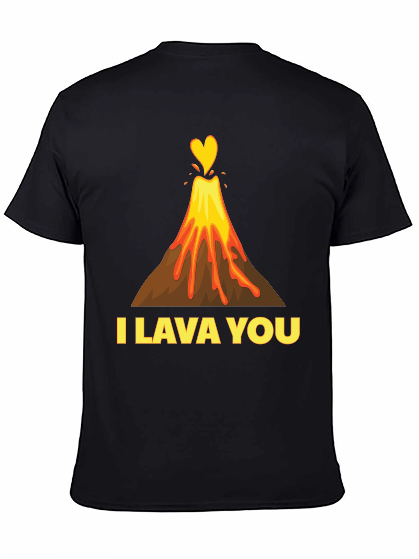 I Lava You Graphic Tee - Volcano Heart Love